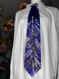 Purple and Pink Luxurious Pearl Branch Royalty Tie