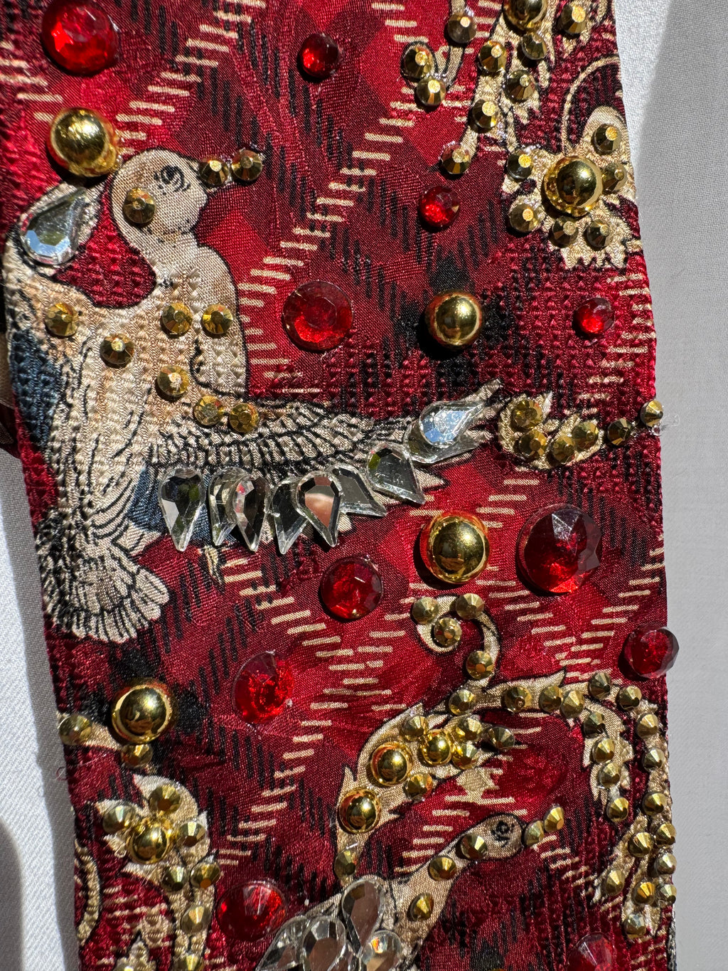 Red Plaid Duck High Class Royalty Tie