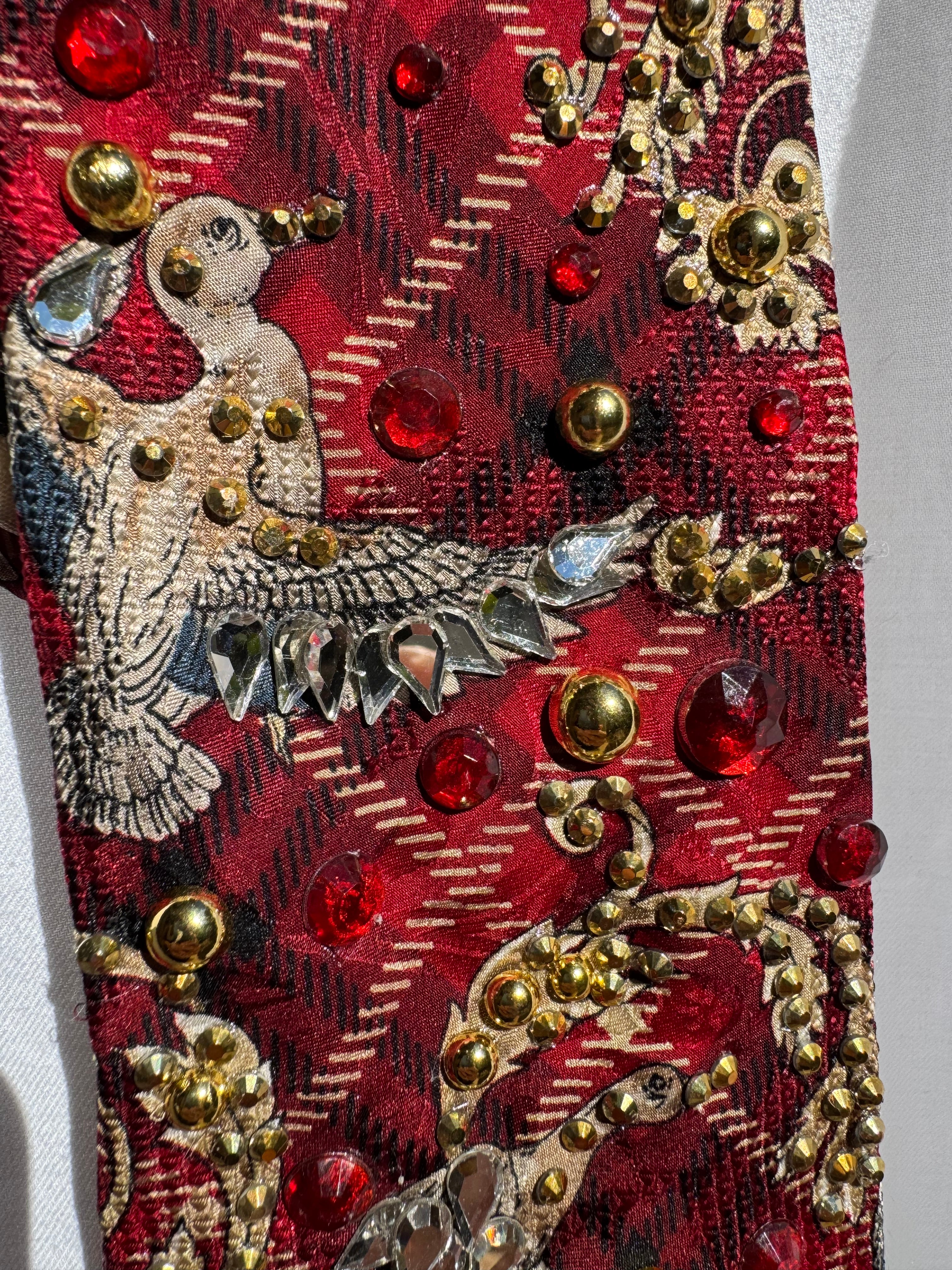 Red Plaid Duck High Class Royalty Tie
