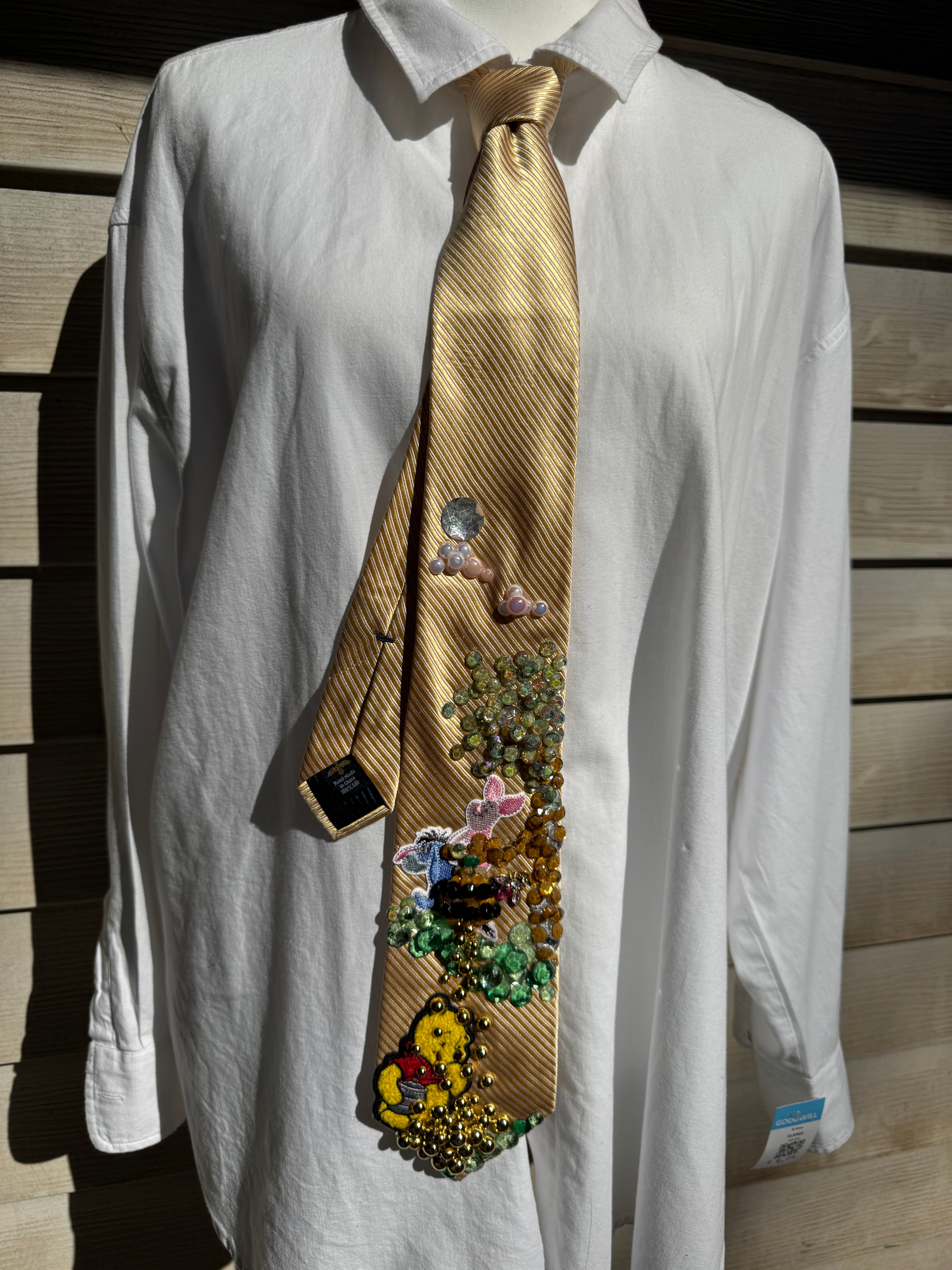 Yellow Winnie the Pooh Under HoneyPot Dripping Movie Tie