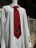 Red High Class Gold Pearls Royalty Tie