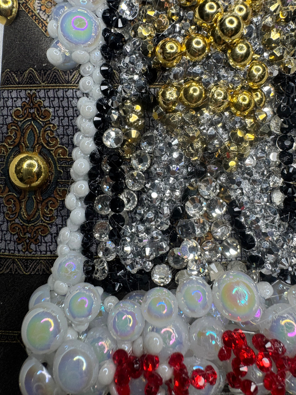 Olive Green and Blue Michael Jackson Chrome Armor MJ-2040 Space Shuttle Intro For HIStory World Tour In Munich 1997 Tie