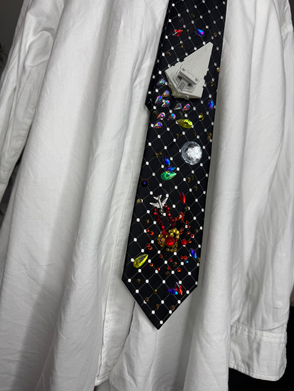 Black Star Destroyer In Combat Star Wars Tie