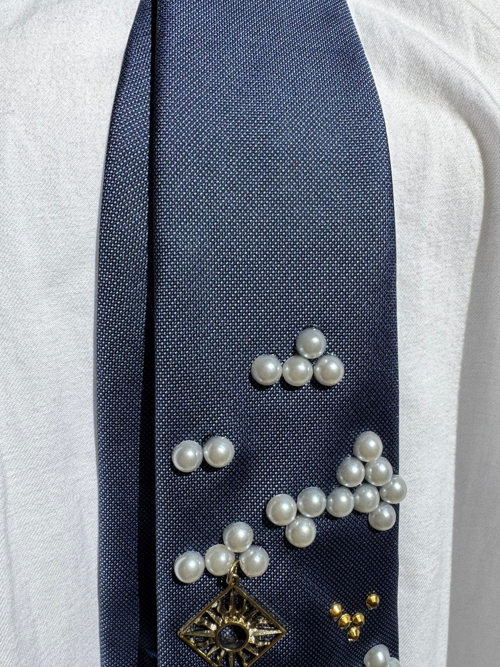 Navy Blue Jurassic Park Dinosaur Age Tie