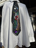 Black Mario Dodging Blue Shell on Rainbow Road 200cc Mario Kart Tie