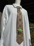 Gold Baby Yoda in Pot Spilling Gold Charmed Star Wars Royalty Tie