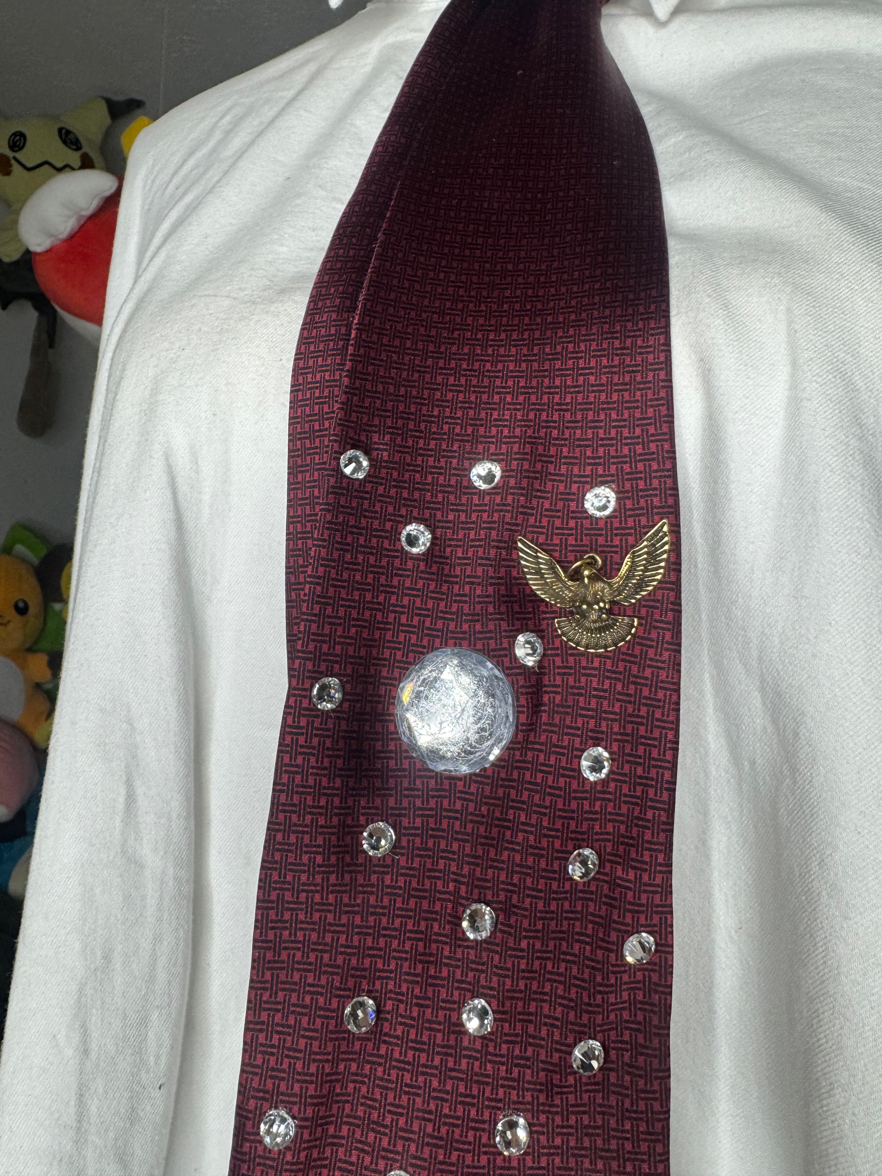 Red Michael Jackson White Glove Thumbs Up at the Grammys Award Night 1984 Tie