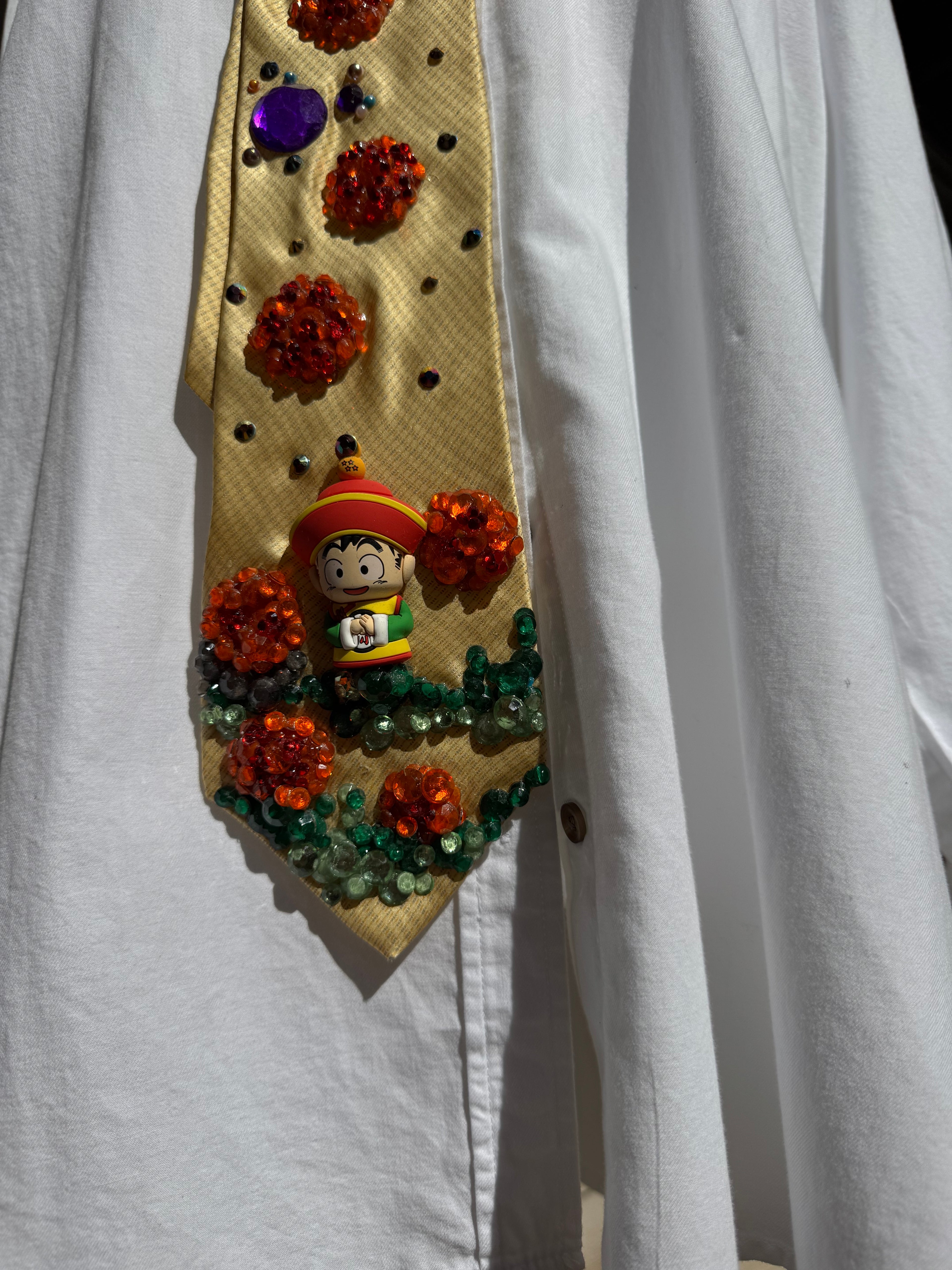 Yellow Gohan With All 7 Dragon Balls DBZ Tie