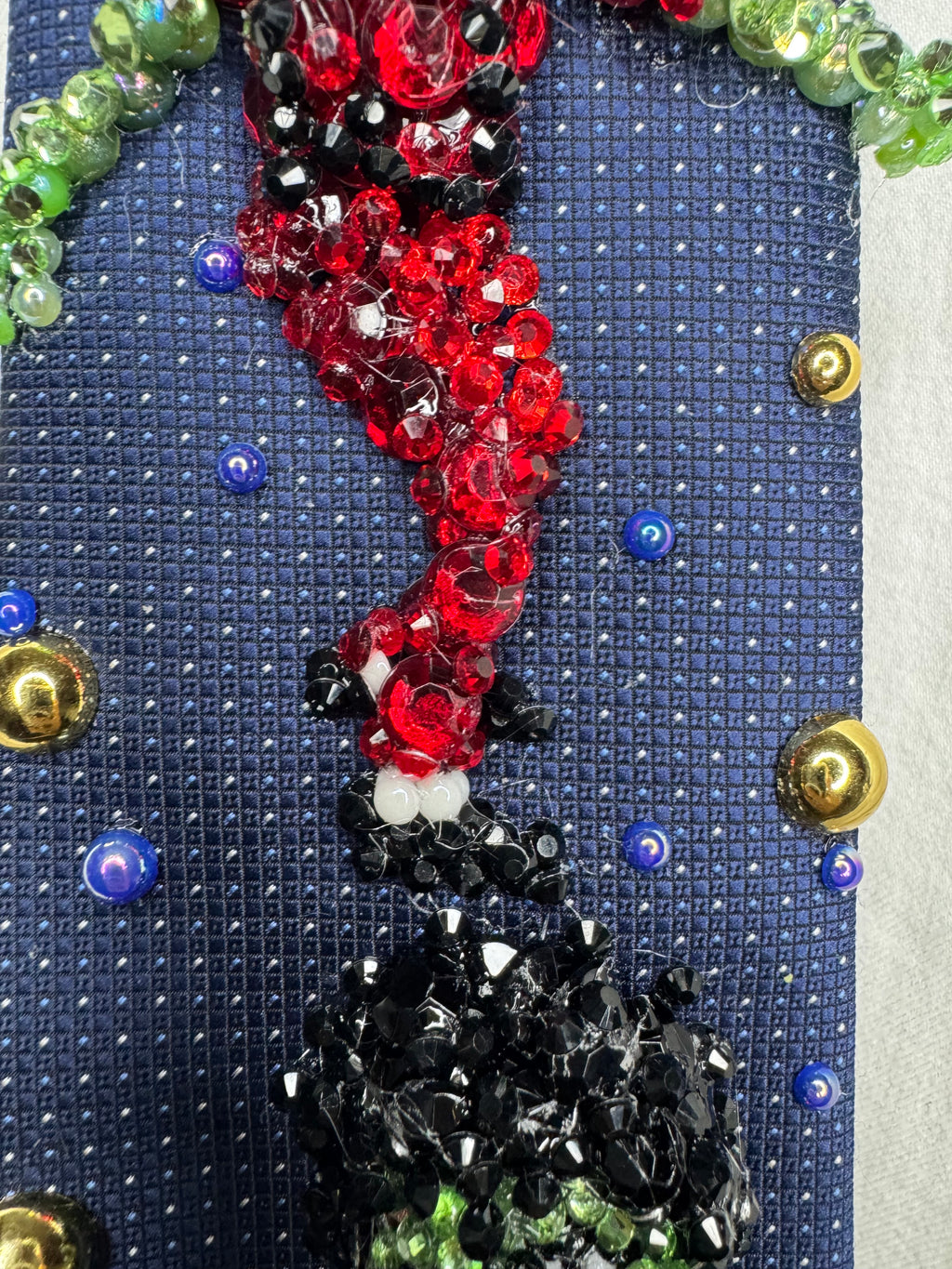 Navy Blue Zombie Michael Jackson Intro Double Dance Scene From Thriller Short Film Tie