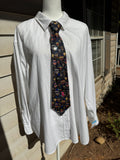 Navy Blue Hot Air Balloons Nautical Royalty Tie
