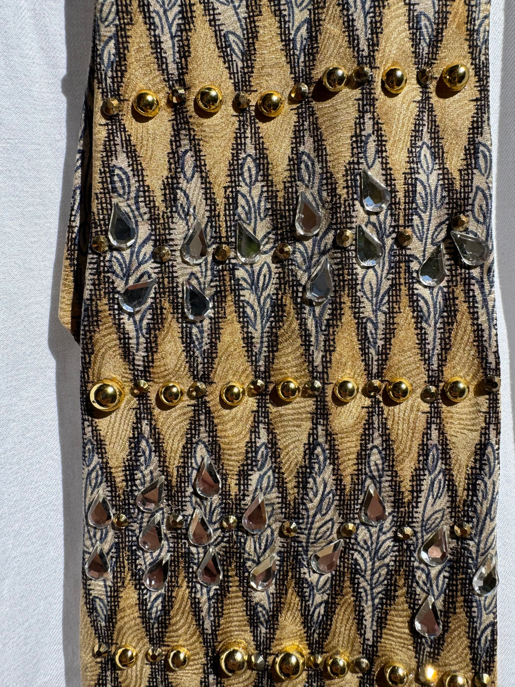Gold and Grey Autumn Renaissance Royalty Tie
