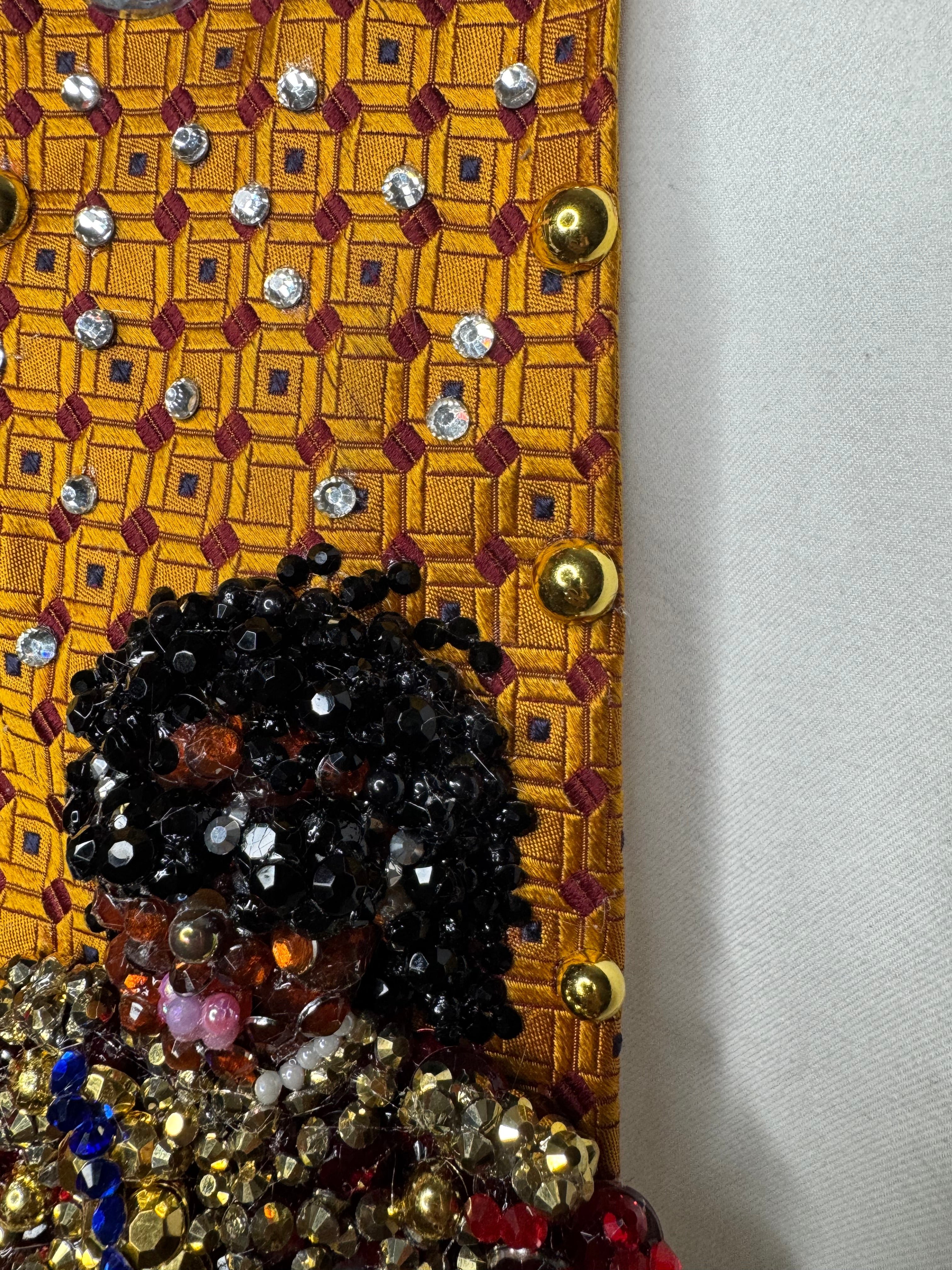 Orange Michael Jackson Red Military Jackson and Black Glove At AMA Thriller Era Tie
