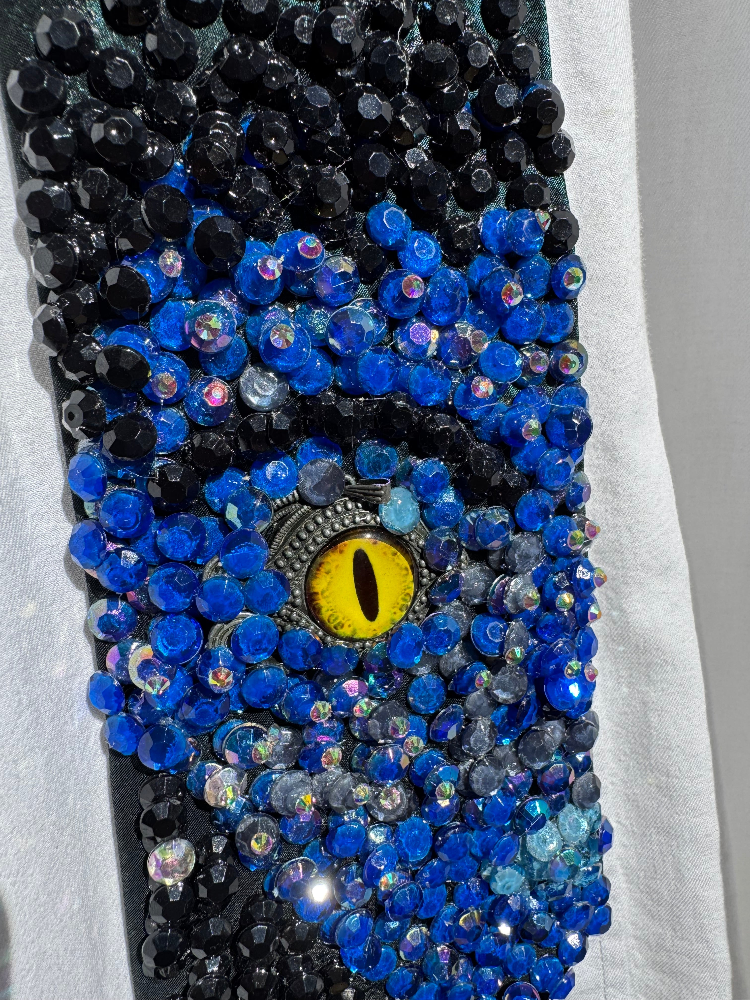 Dark Green Male Avatar Face Movie Tie