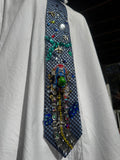 Light Blue Baby Luigi About to Fly On Sunshine Airport 200cc Mario Kart Tie