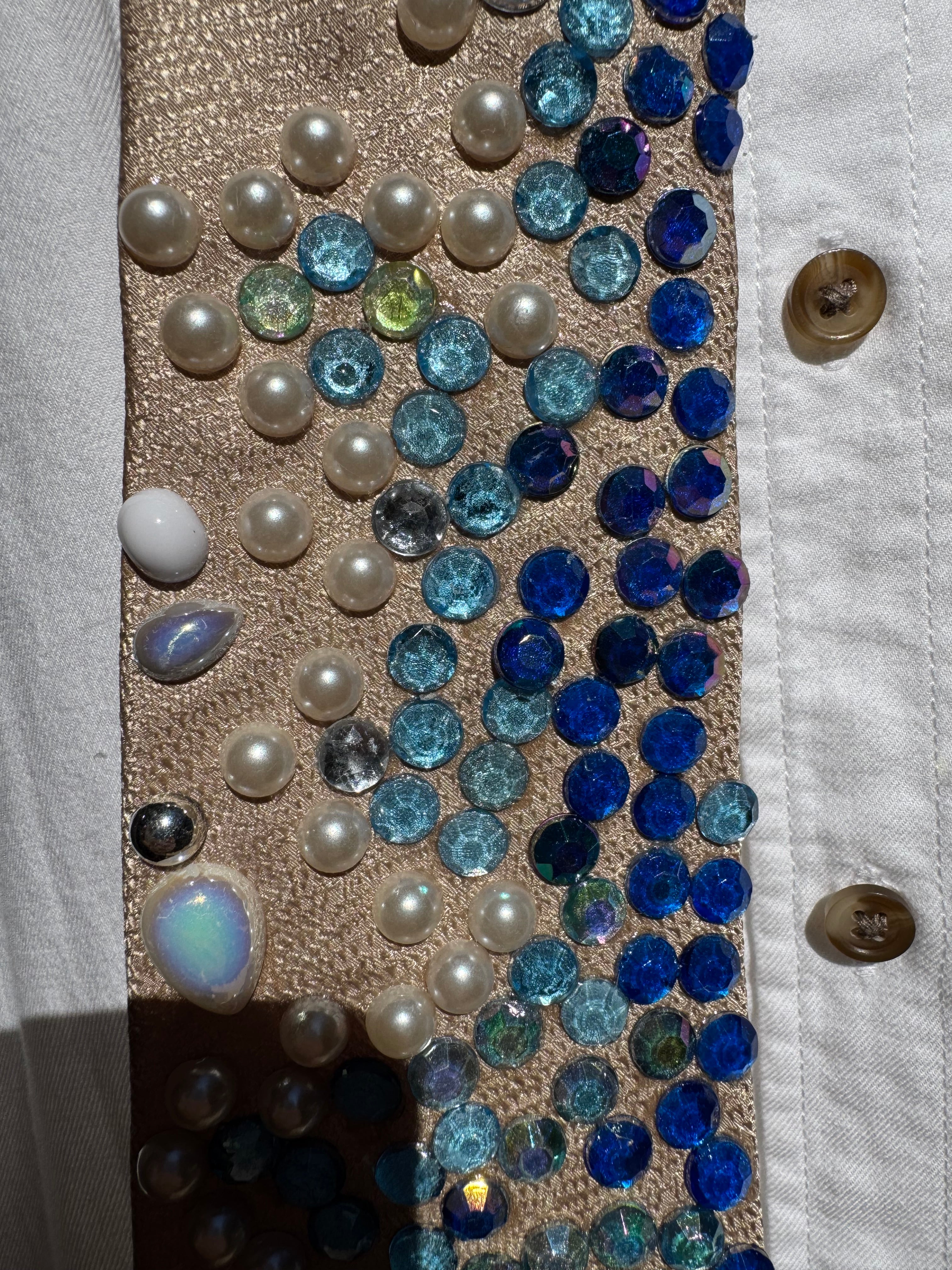 Beige Overview of Beach Nautical Vacation  Tie