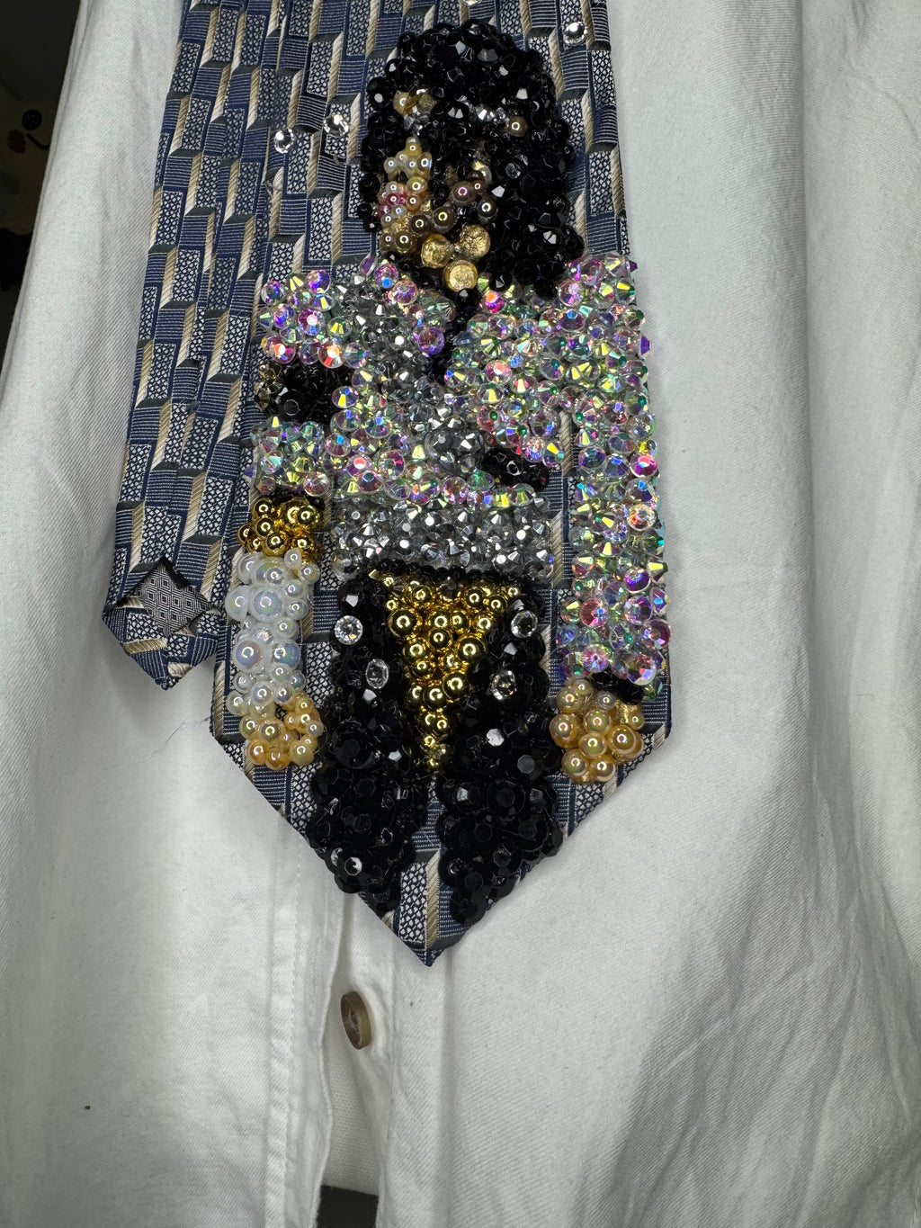 Grey Michael Jackson Iridescent Jackson Aura Farming 3 Minutes At Bucharest Dangerous World Tour 1992 Tie
