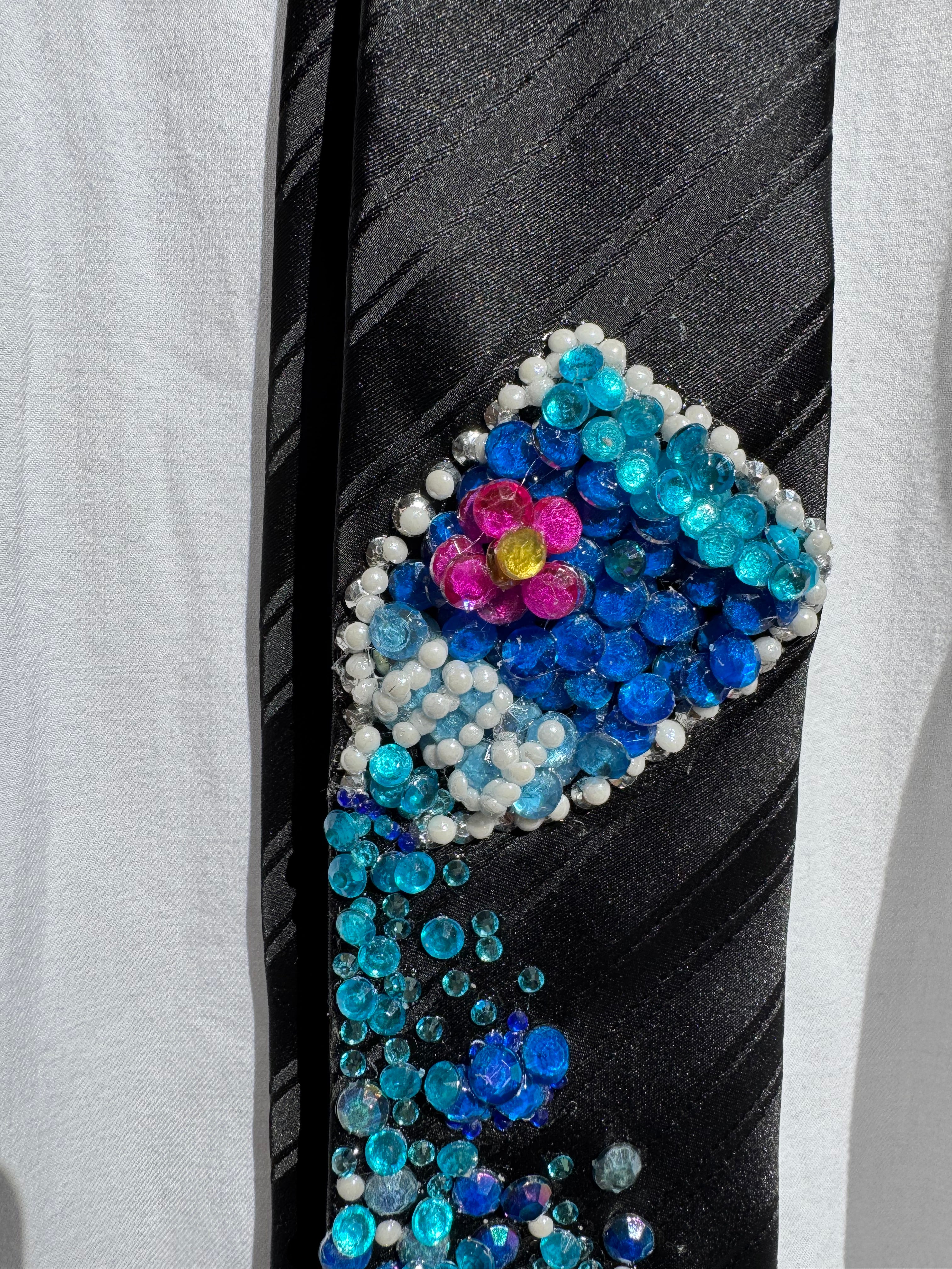 Black Fiji Water Over Fiji Water Bottle Tie
