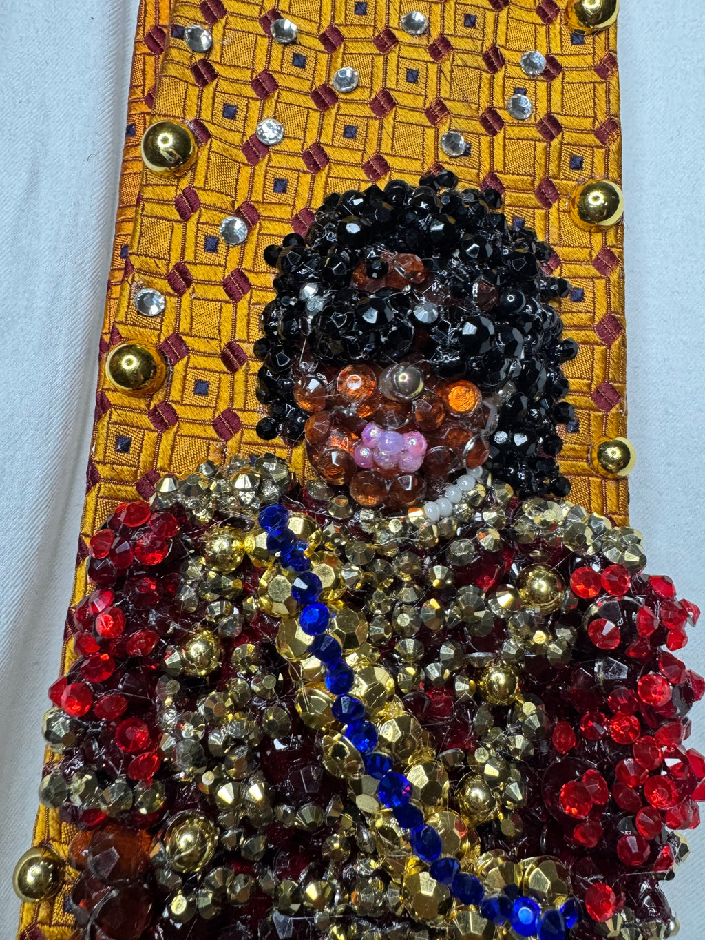 Orange Michael Jackson Red Military Jackson and Black Glove At AMA Thriller Era Tie