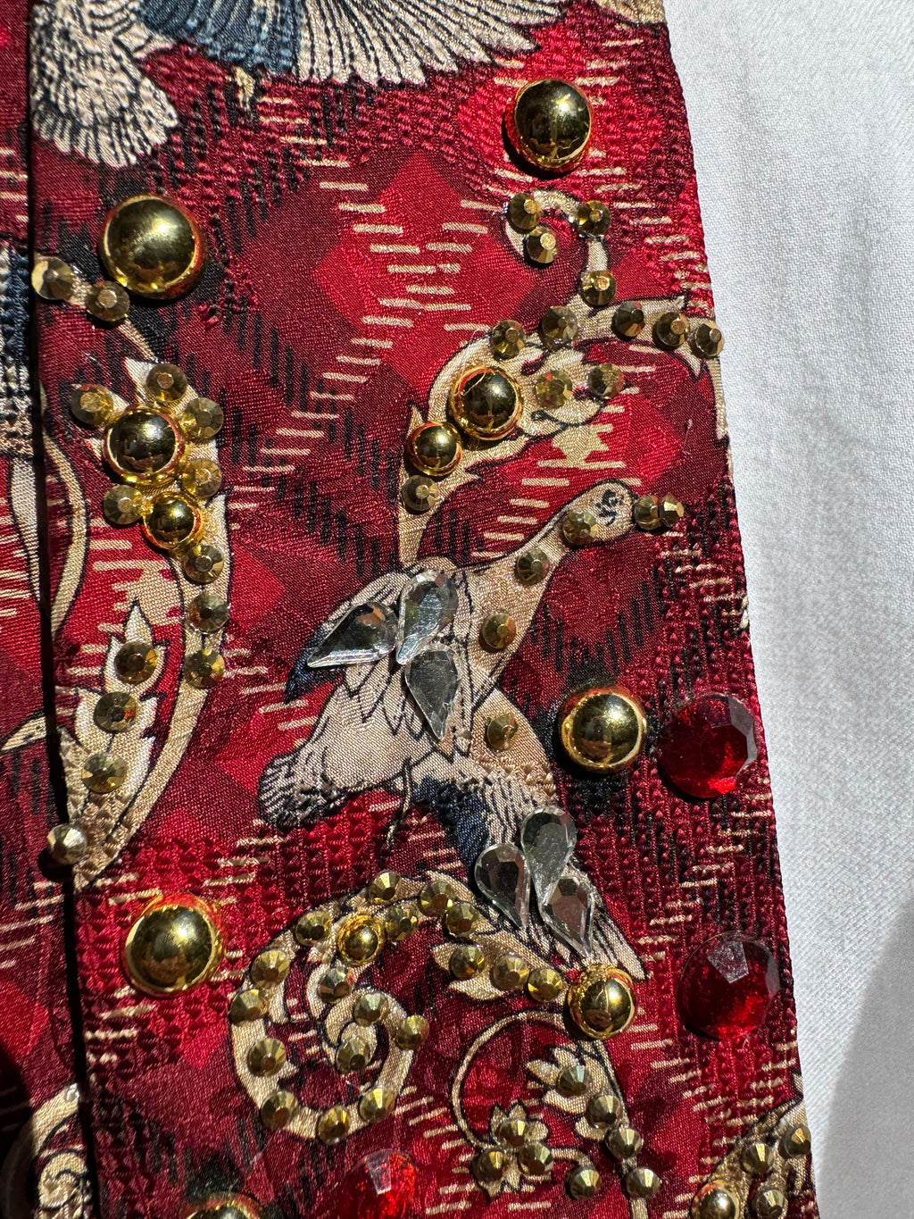 Red Plaid Duck High Class Royalty Tie