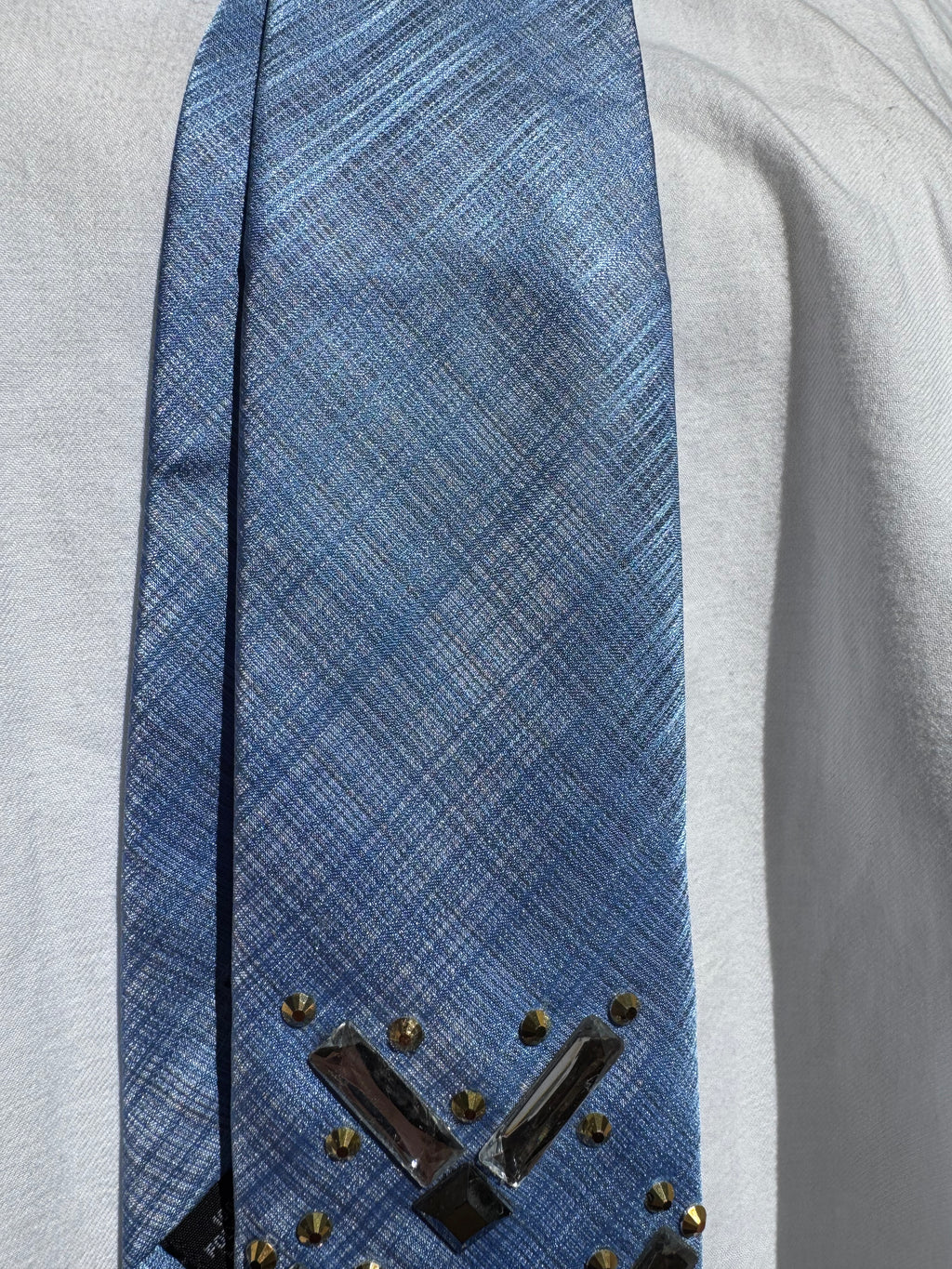 Light Blue High Class Royalty Pilot Tie