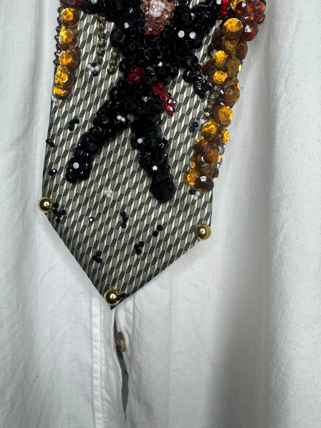 Light Green Michael Jackson Holding onto Trees Singing In Earth Song Music Video Tie