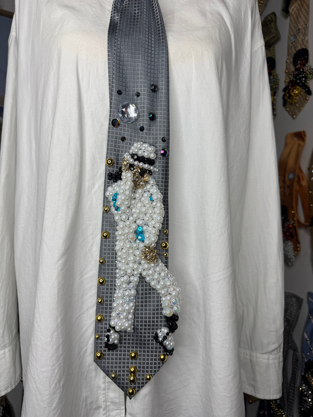 Grey Michael Jackson Hitting Toe Lean “Annie Are You Okay” Move Smooth Criminal Tie