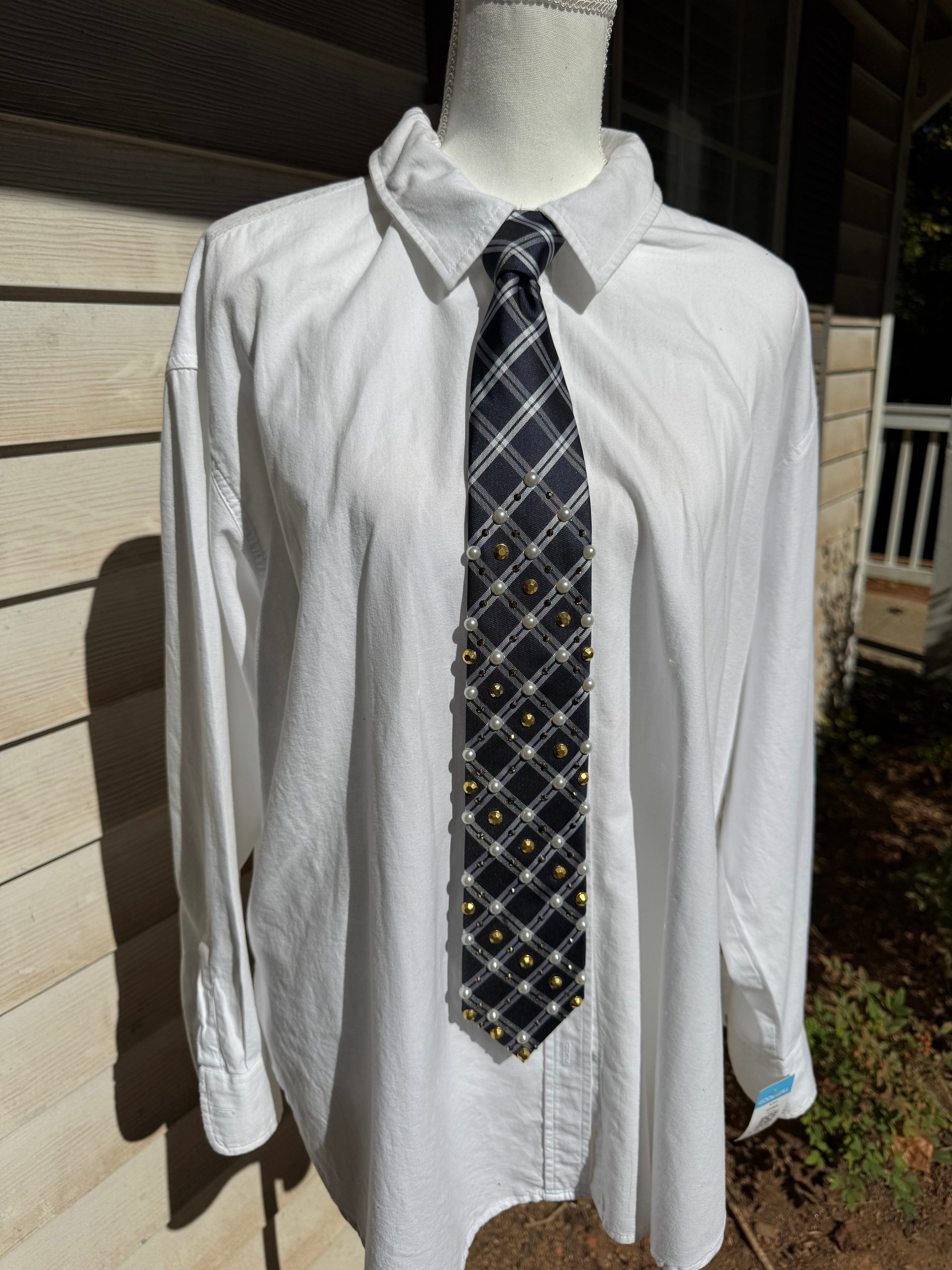 Navy Blue Subtle Royalty Tie