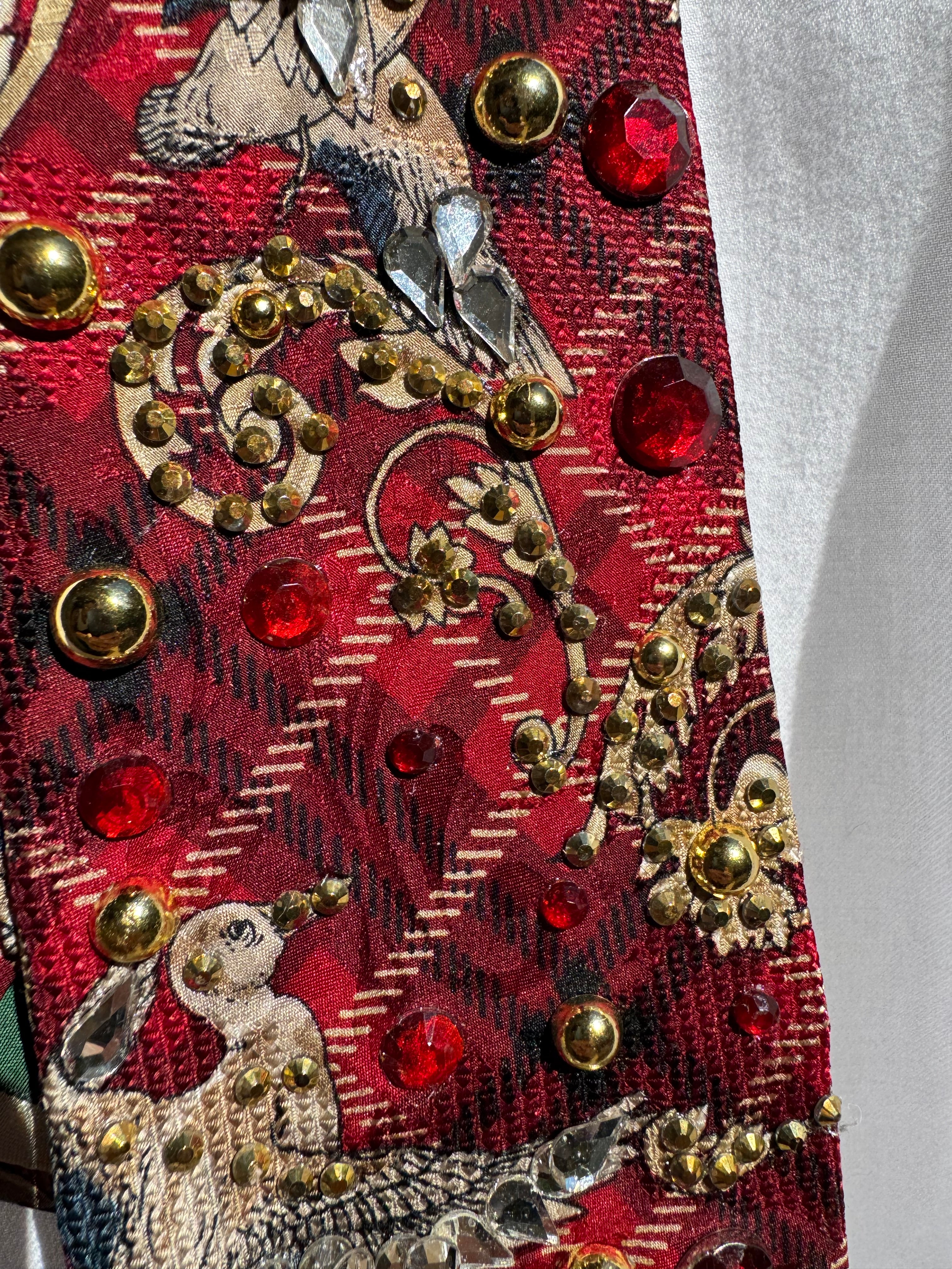Red Plaid Duck High Class Royalty Tie