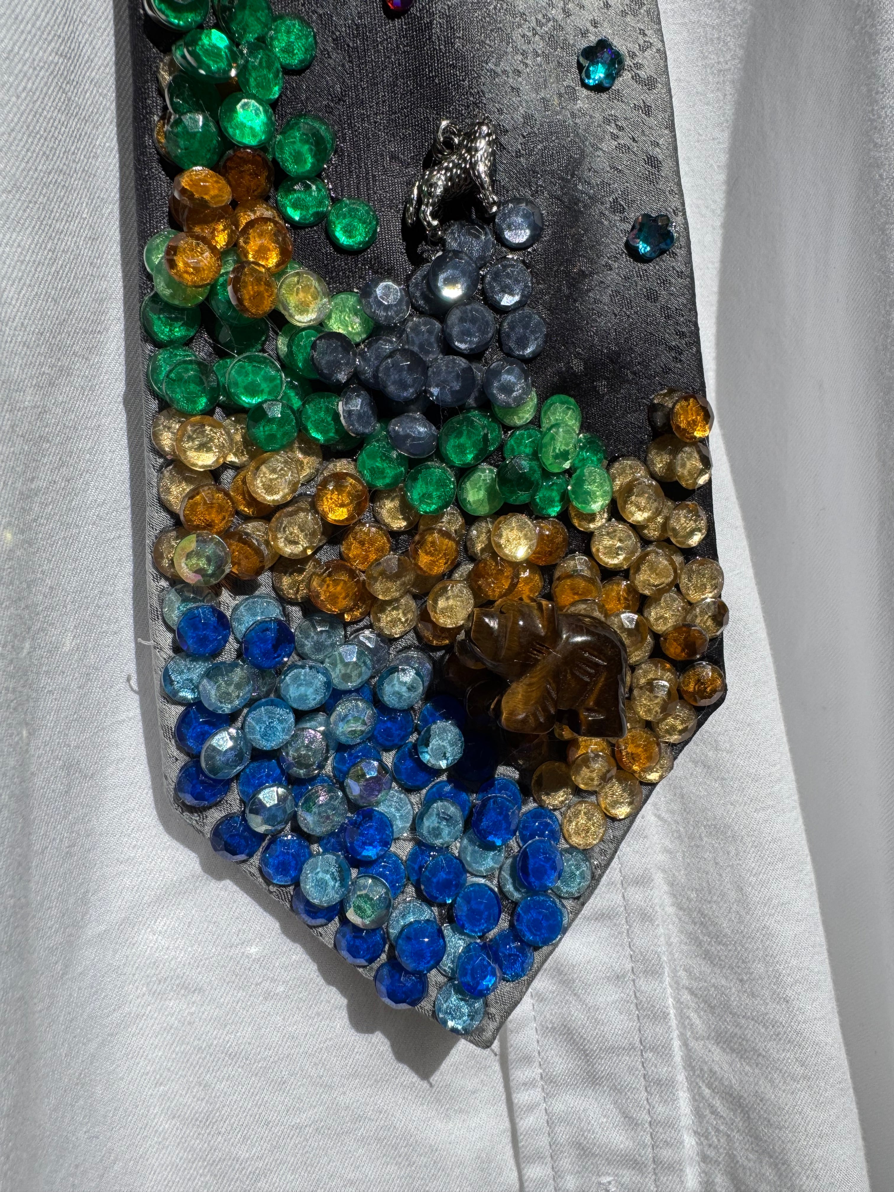Grey Twilight Wilderness Nature Tie