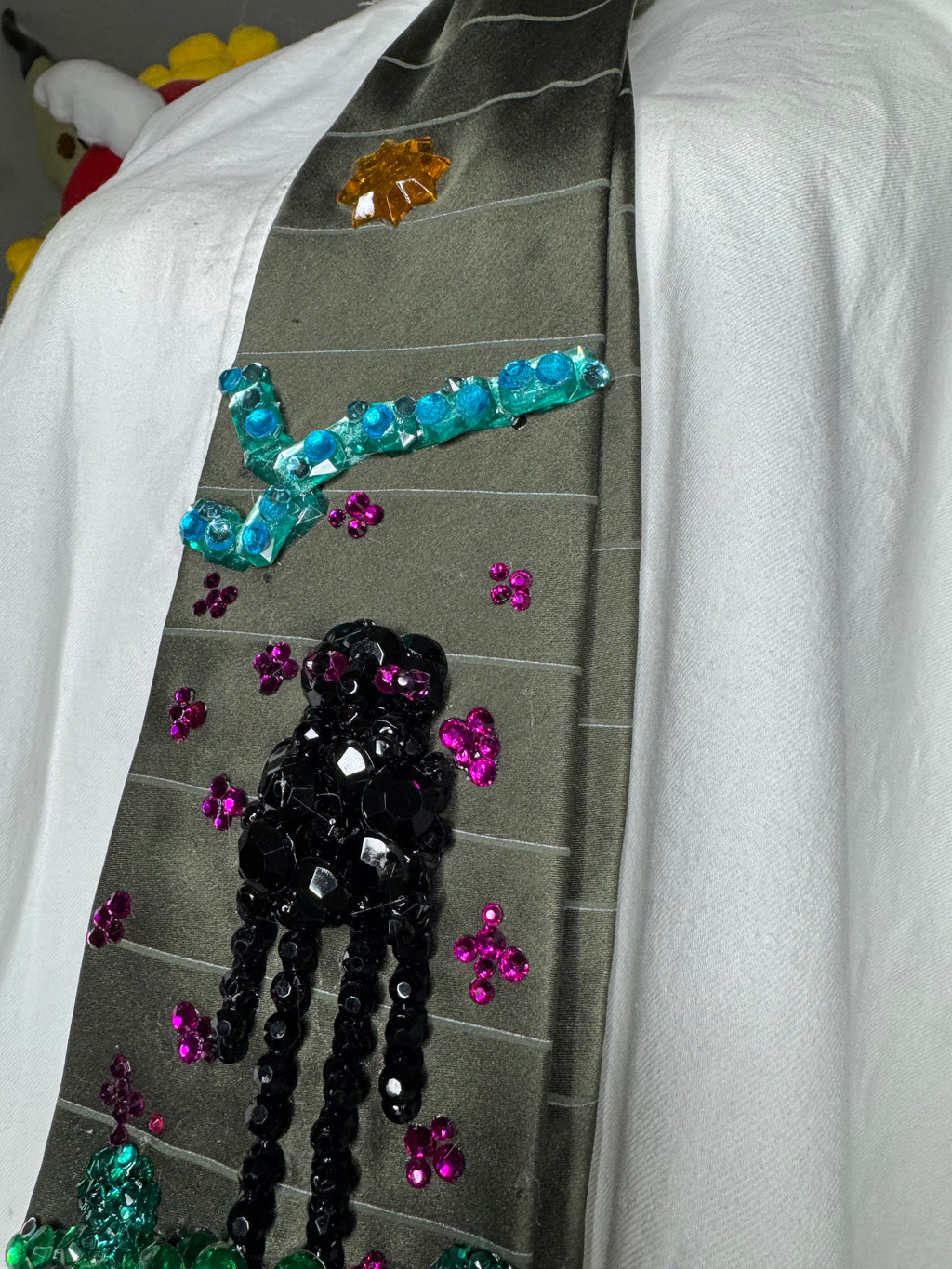 Green Endermans Themed Minecraft Tie
