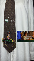 Brown Michael Jackson Singing in Green Rocket in Leave Me Alone Music Video Tie