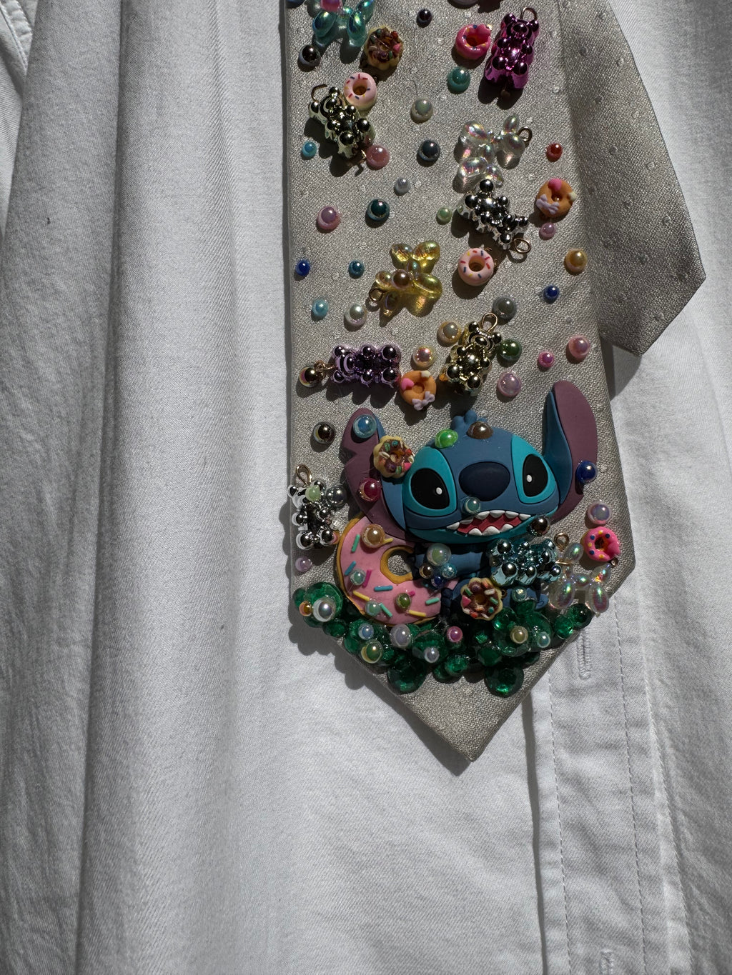 White Candy And Donut Rain on Stitch Movie Tie