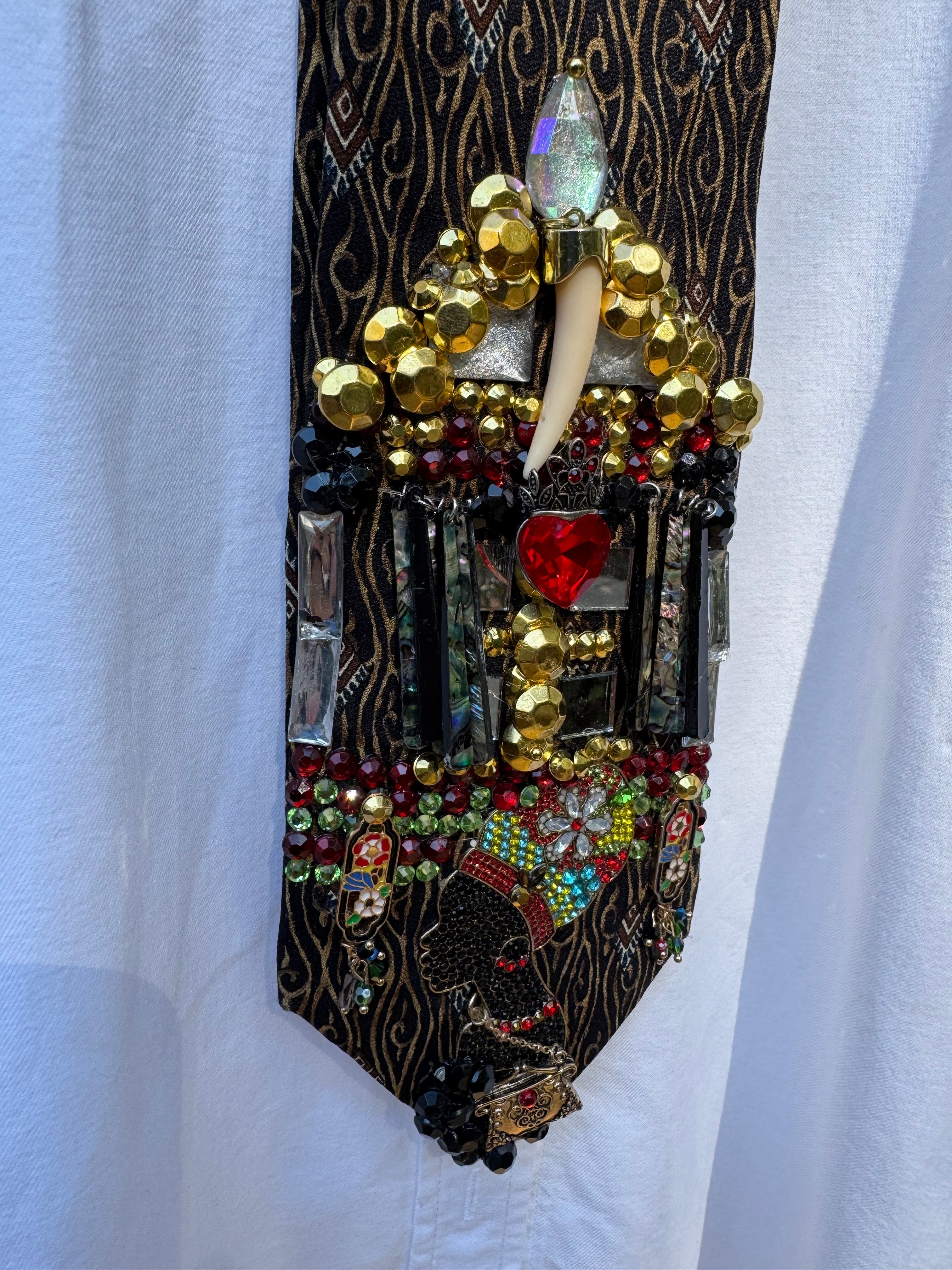 Brown African Safari Mansion Nature Royalty Tie