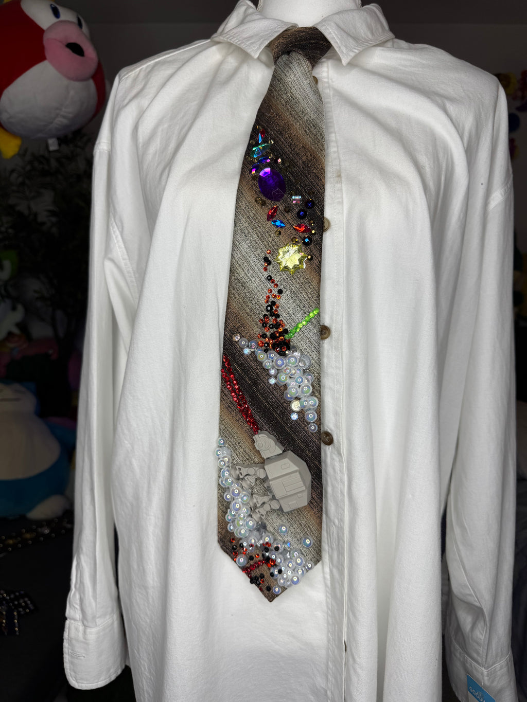 Burnt Beige Striped AT AT Walking in Combat Star Wars Tie