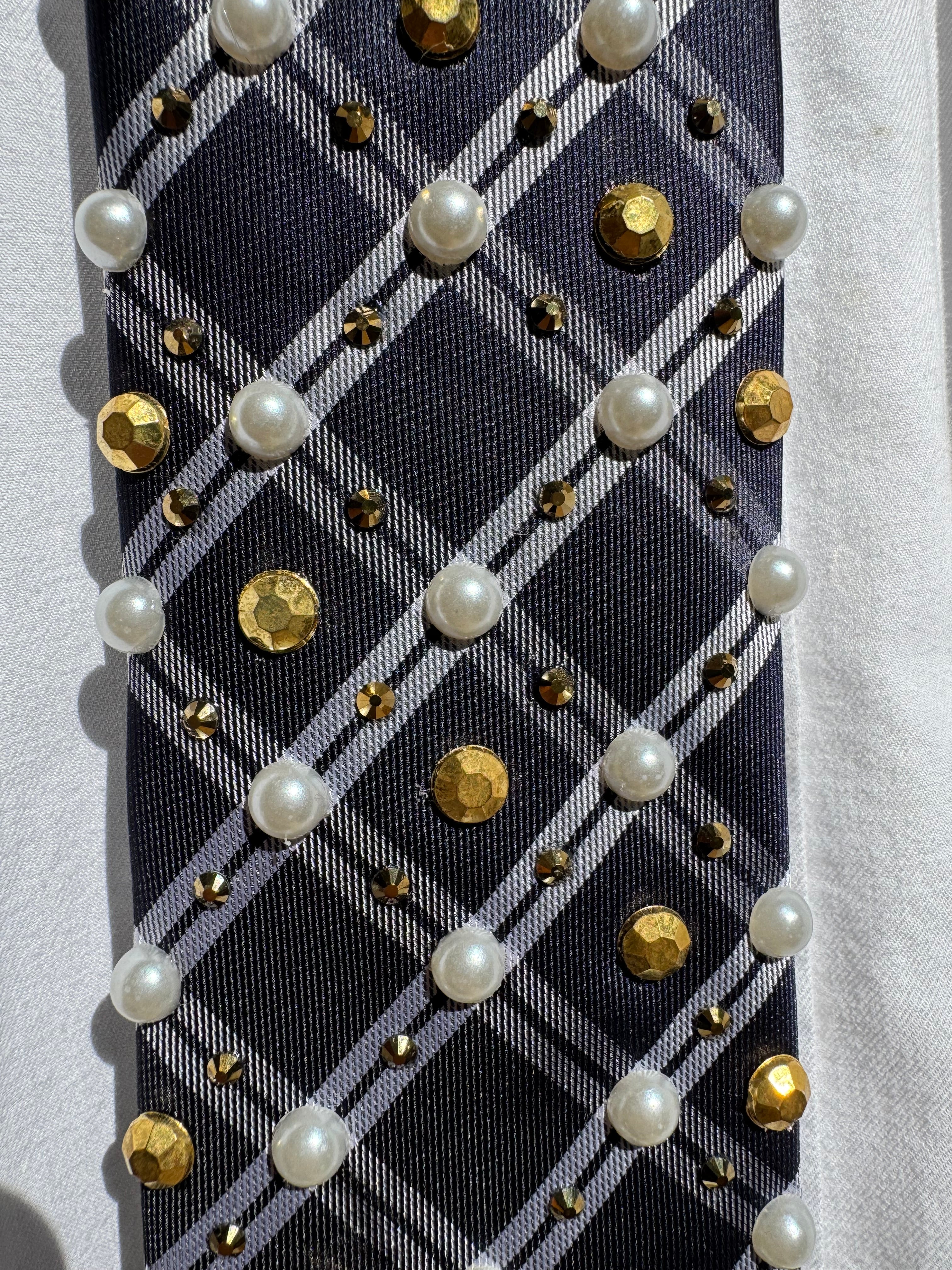 Navy Blue Subtle Royalty Tie