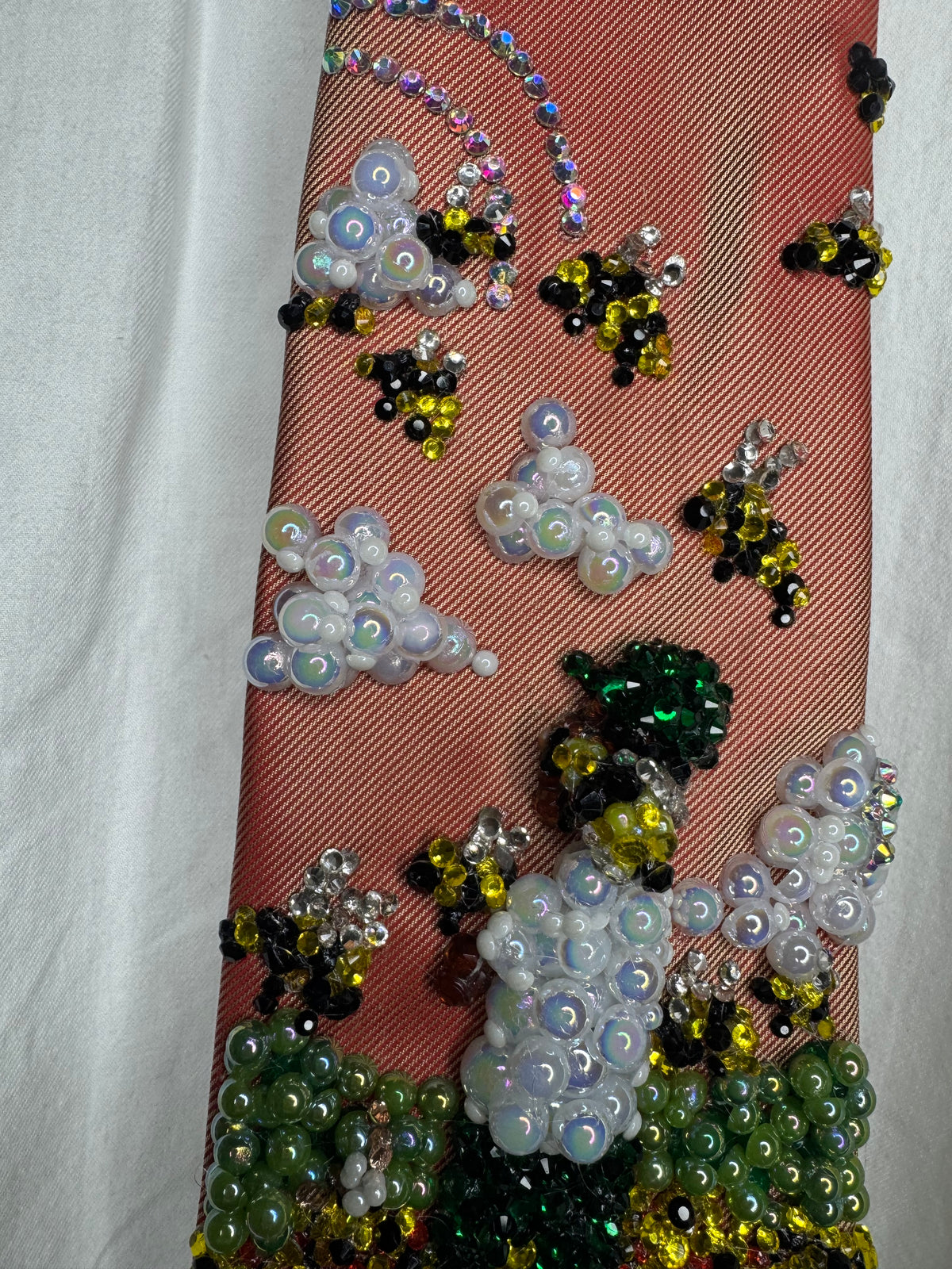 Orange Tyler the Creator “Flower Boy” Album Cover Tie
