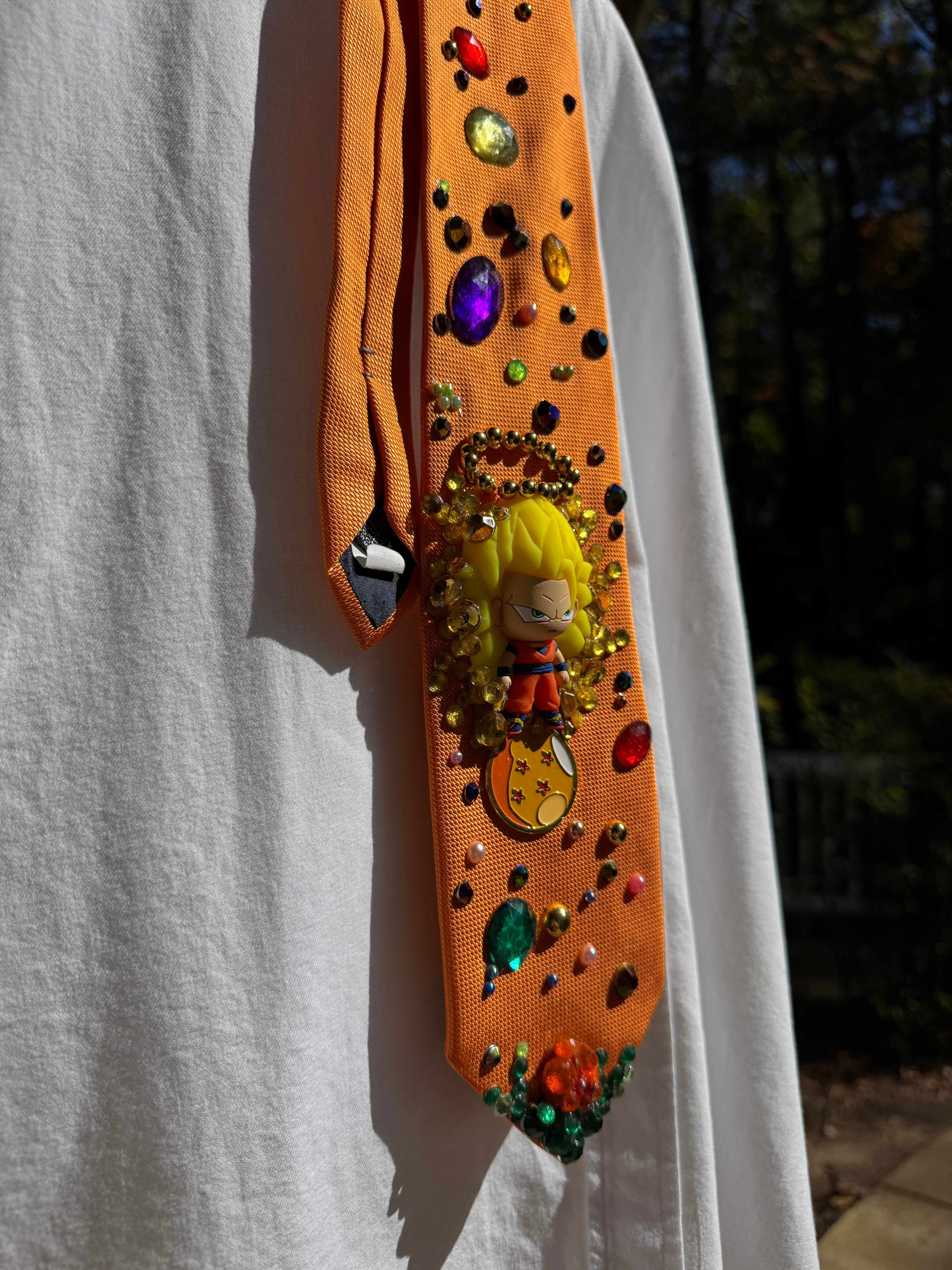 Orange Goku Super Saiyan 3 God Mode Dragon Ball Z Tie