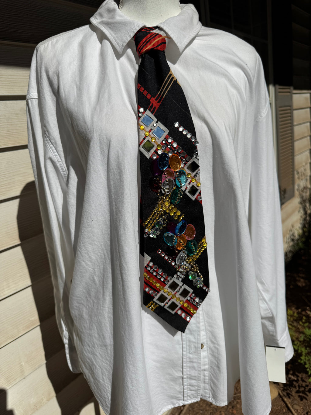 Black Astronauts Holding Onto Bunch of Balloons Space Royalty Tie
