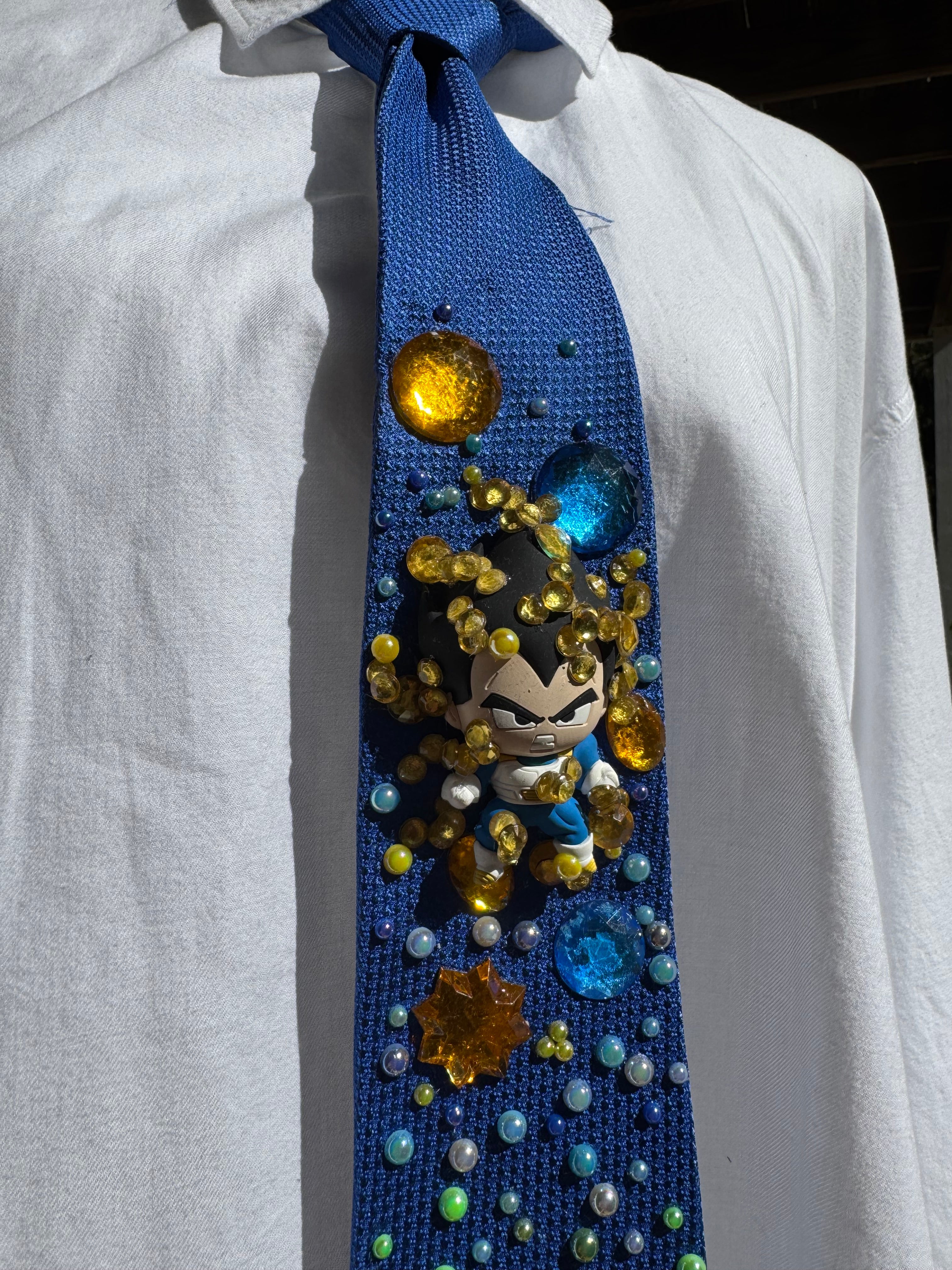 Blue Vegeta Vs Cell Dragon Ball Z Tie