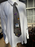 Grey R2 D2 Under Attack Star Wars Tie
