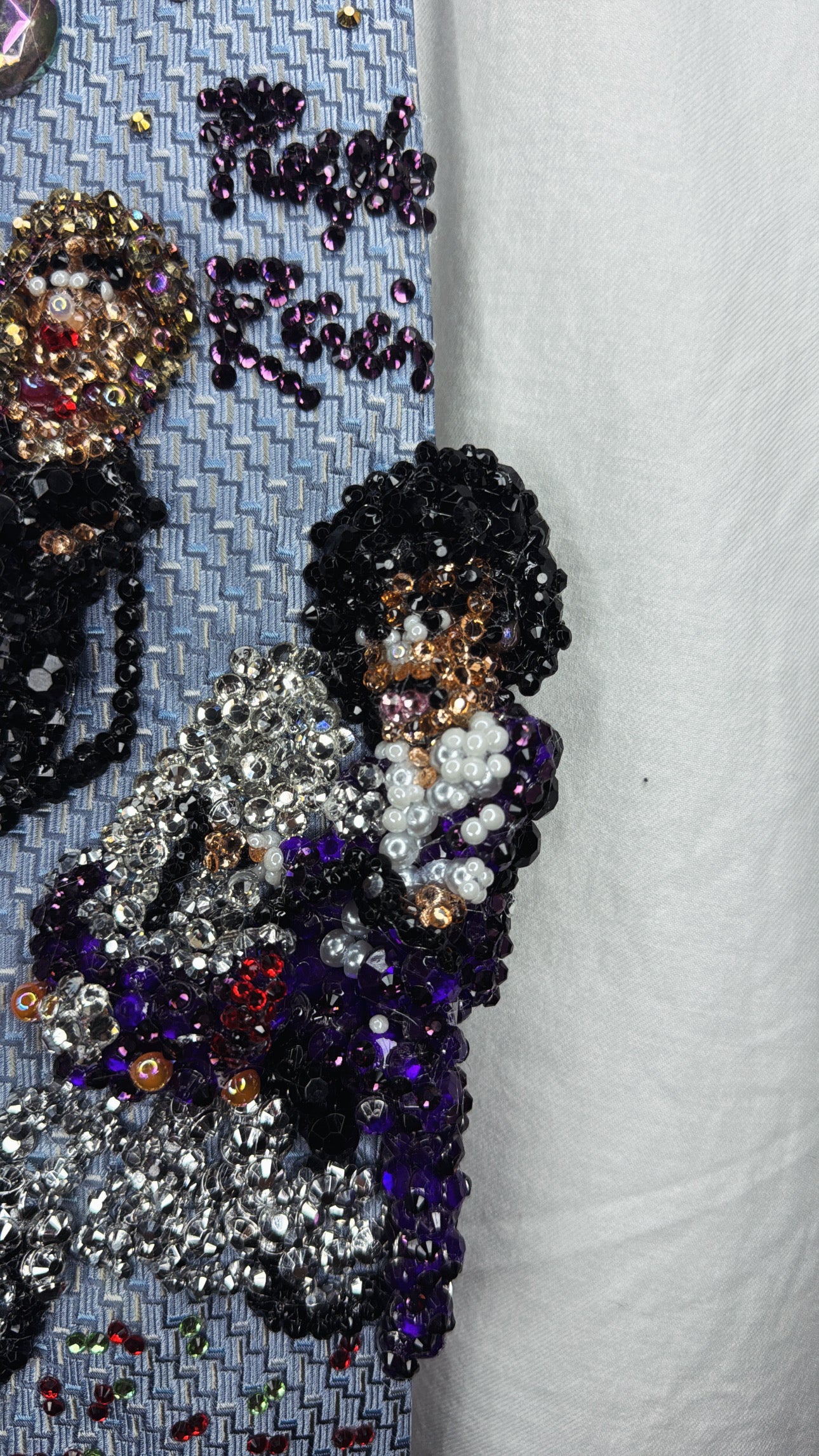 Light Blue Prince & The Revolution Purple Rain Album Cover Tie