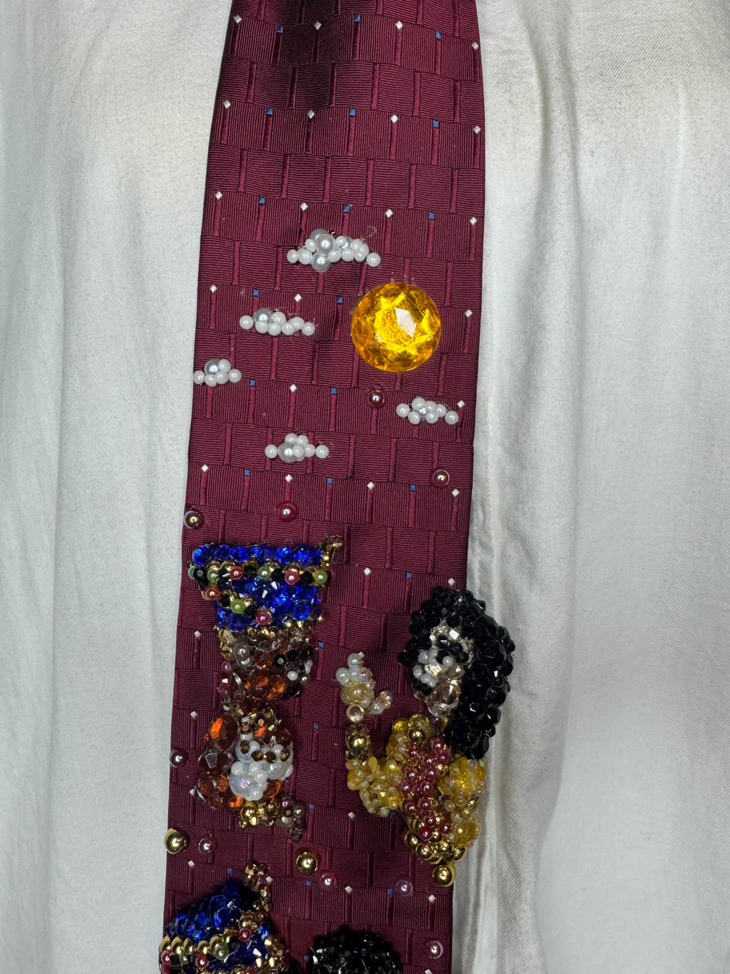 Burgundy Michael Jackson Singing Then Kissing With Iman Double Scene For Remember the Time Short Film Tie