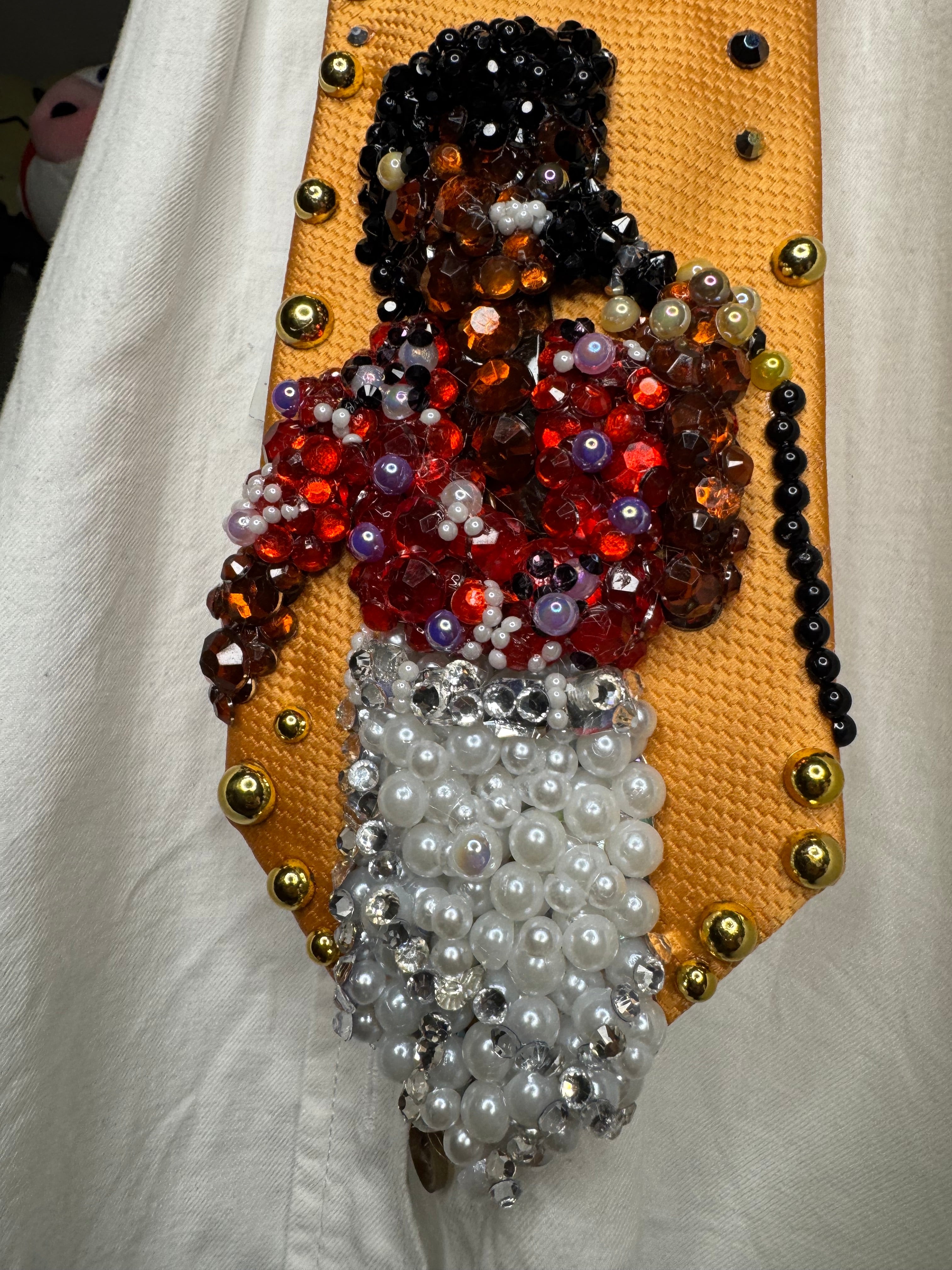 Orange Michael Jackson Red Polo Singing On Destiny Tour Jackson 5 1981 Tie