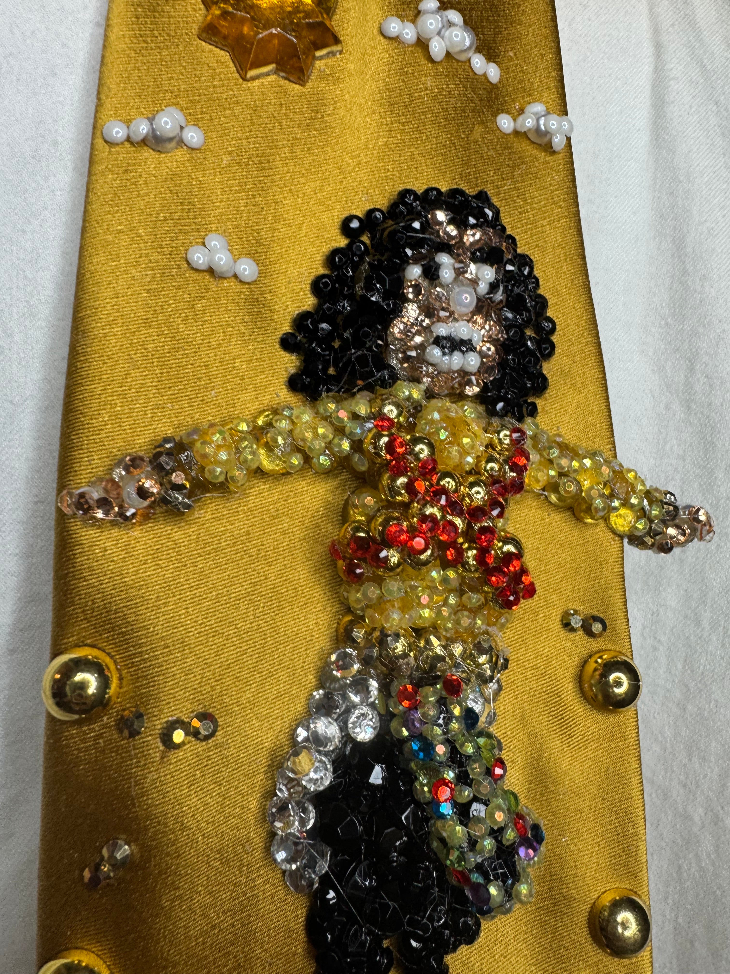Gold Silk Michael Jackson Hitting T Jump to Hand Tut Twist Double Dance Scene from Remember the Time Short Film