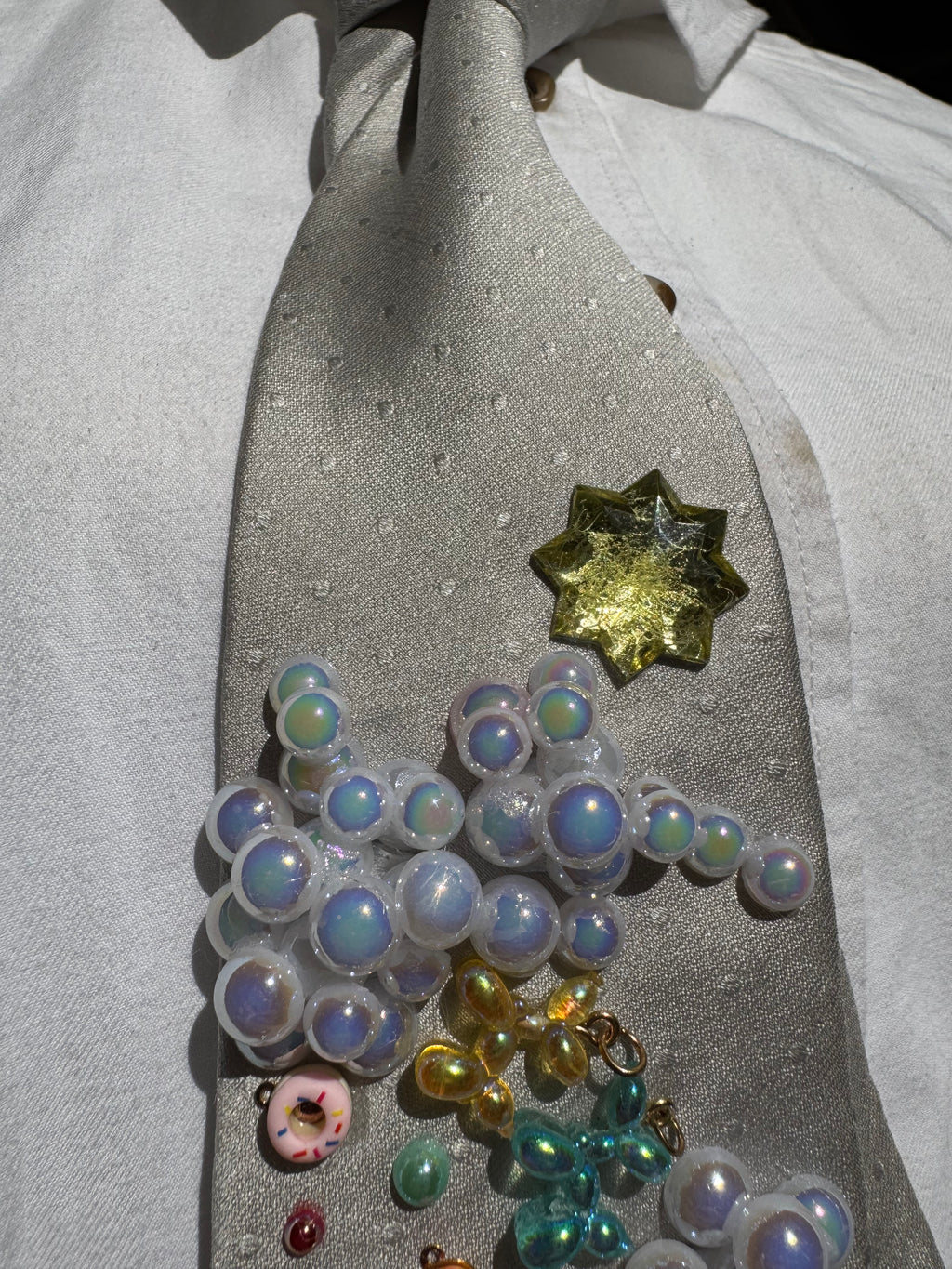 White Candy And Donut Rain on Stitch Movie Tie