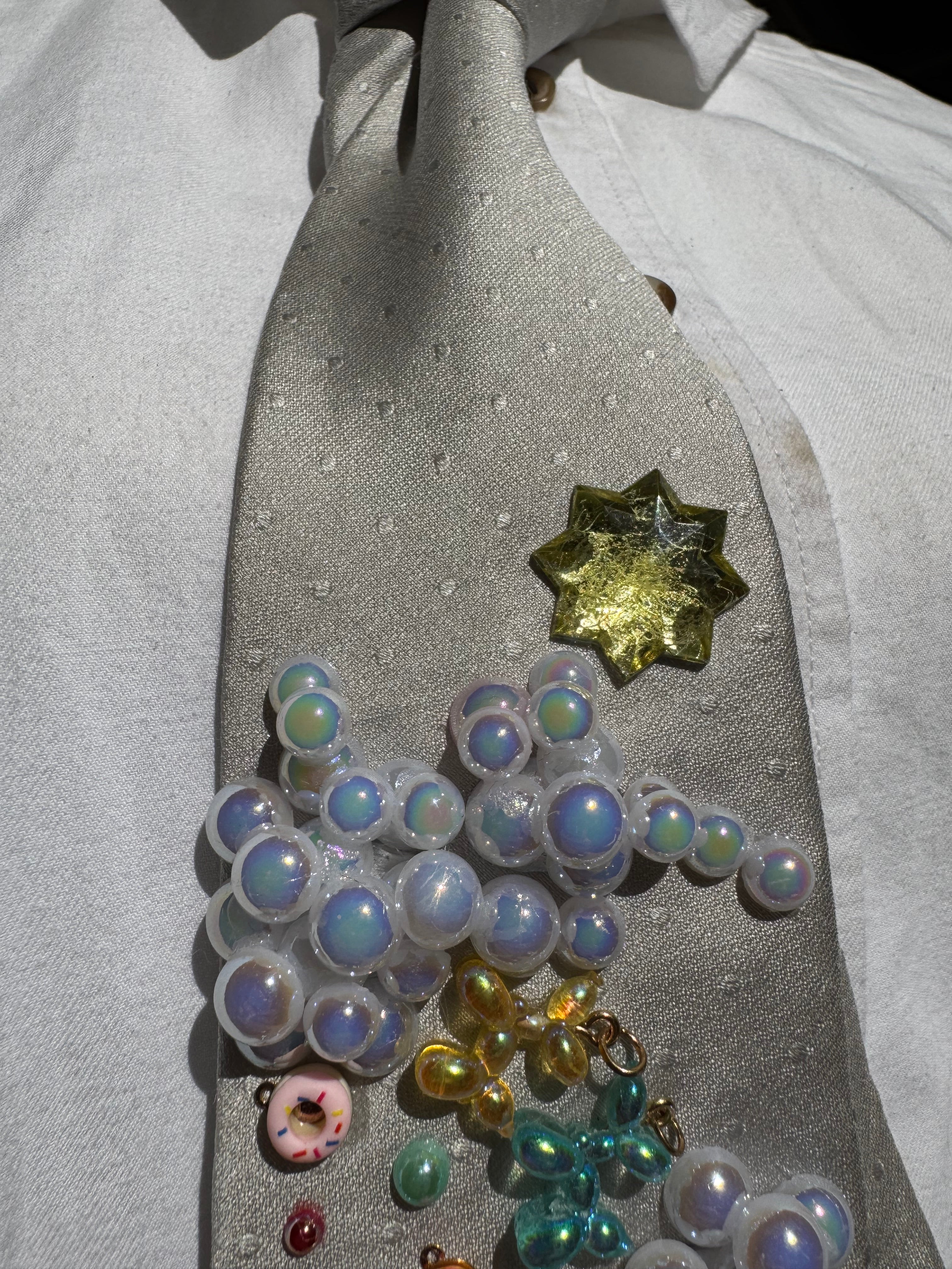White Candy And Donut Rain on Stitch Movie Tie
