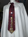 Red Dragons and Hidden Treasure Royalty Tie