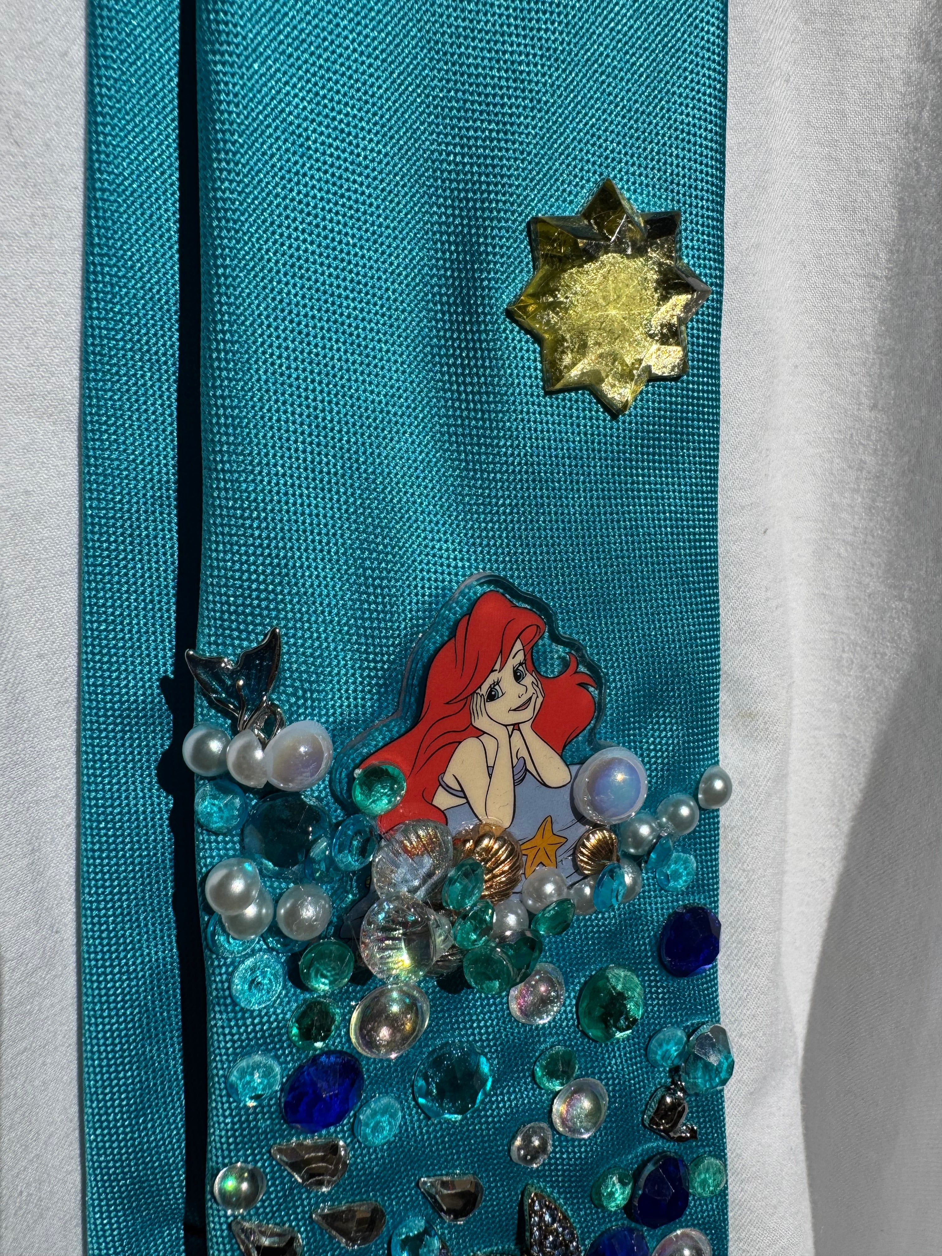 Coral Blue Ariel Under the Sea Movie Tie
