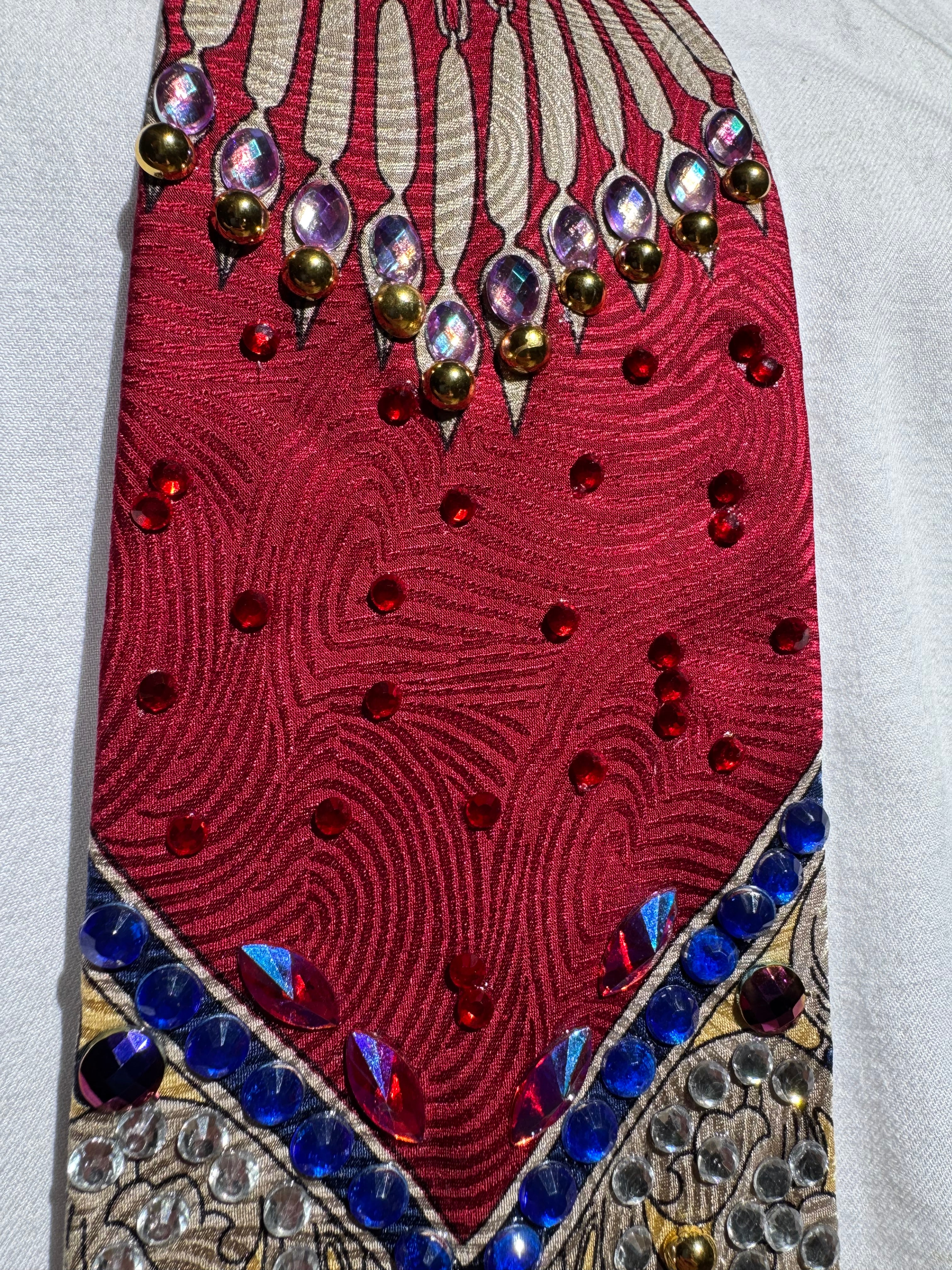 Red Supreme High Class Royalty Tie