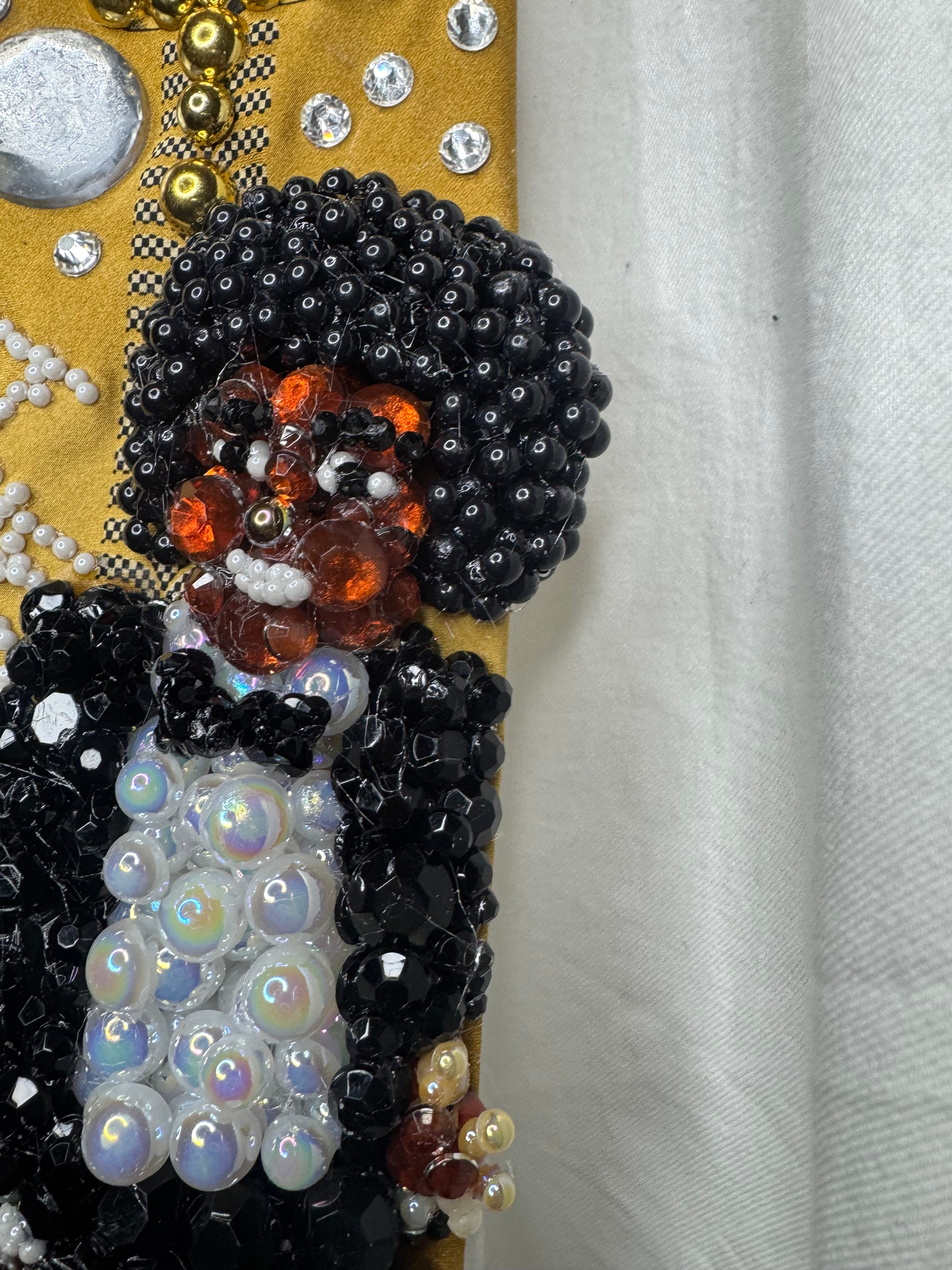 Gold Michael Jackson Off the Wall Album Cover Royalty Tie